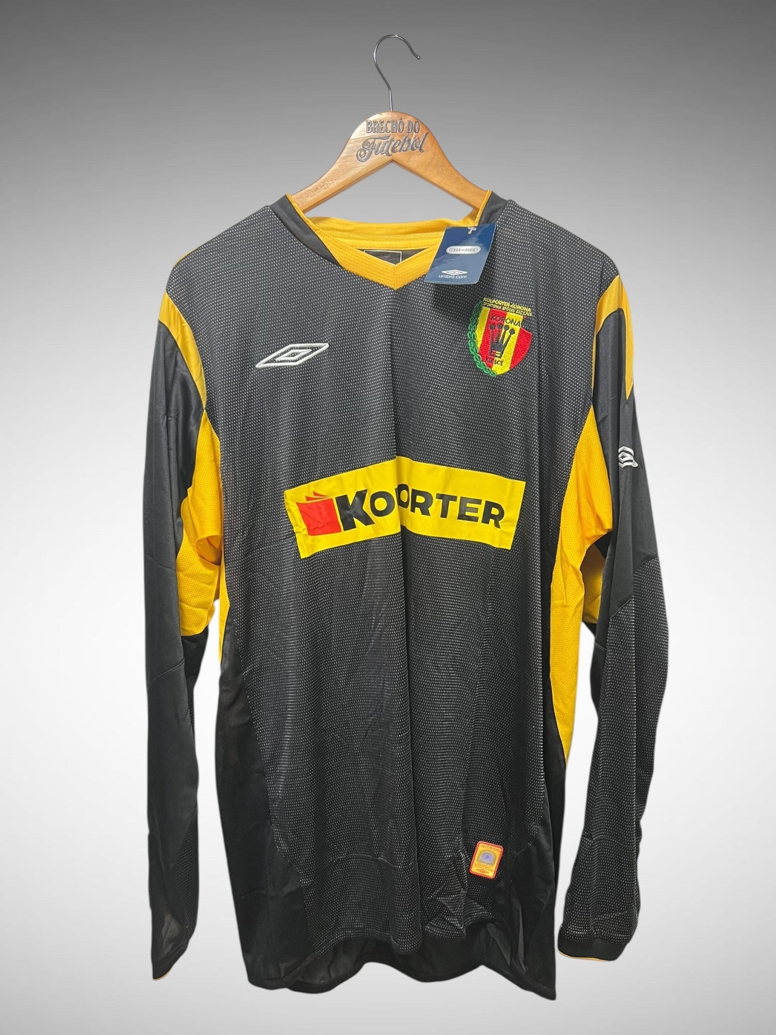 Korona Kielce 2006 Segunda Camisa Manga Longa Tam GG