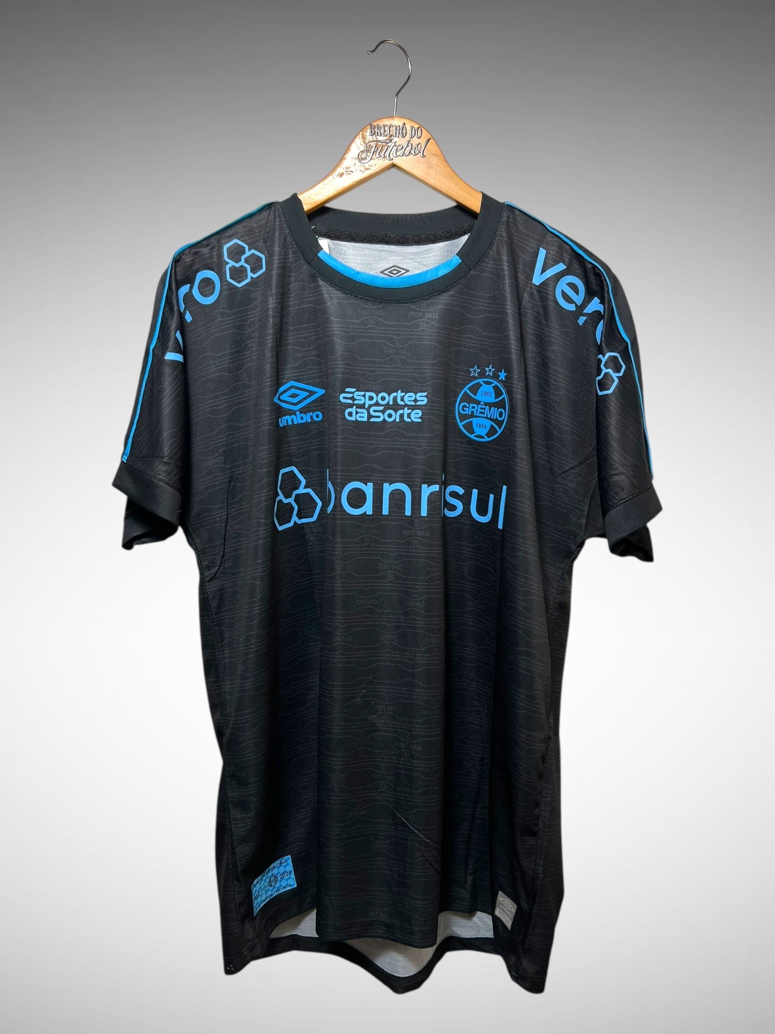 Grêmio 2023 Terceira Camisa Tam G N 9 Suárez.
