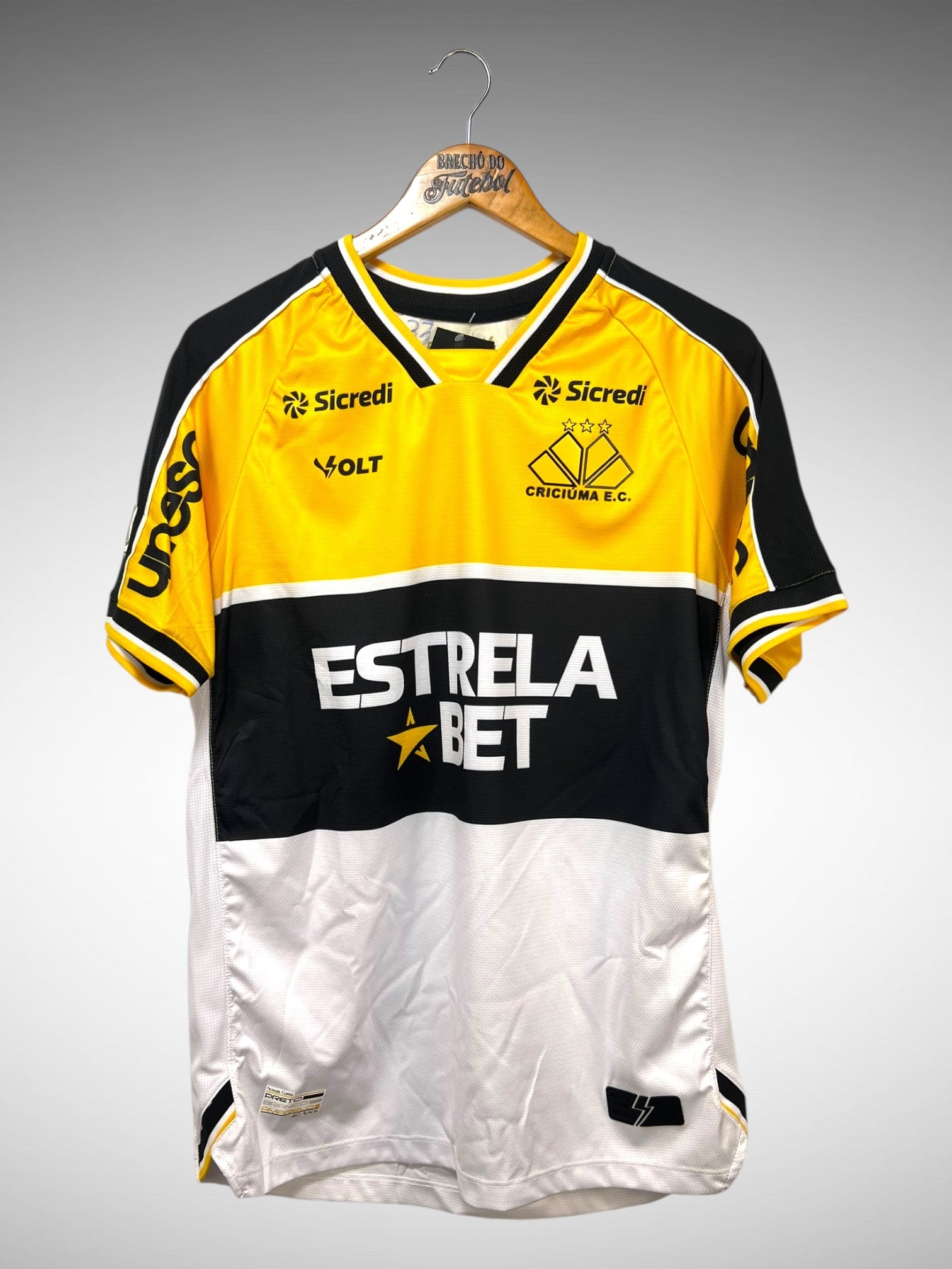 Cricíuma 2024 Primeira Camisa Tam G N 33 W. Maia.