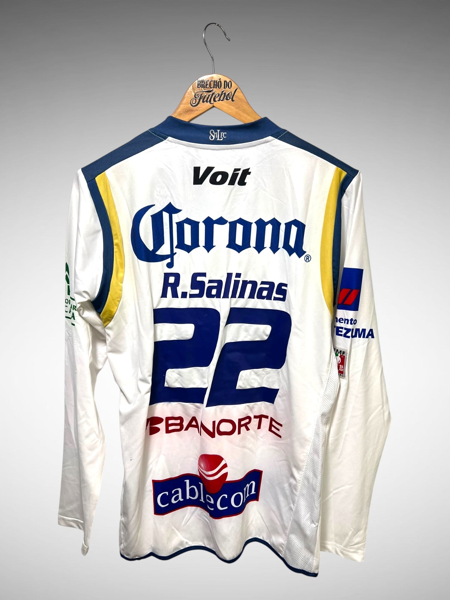 Atlético de San Luis 2008 Segunda Camisa Tam M N 22 R. Salinas Mangas Longas.