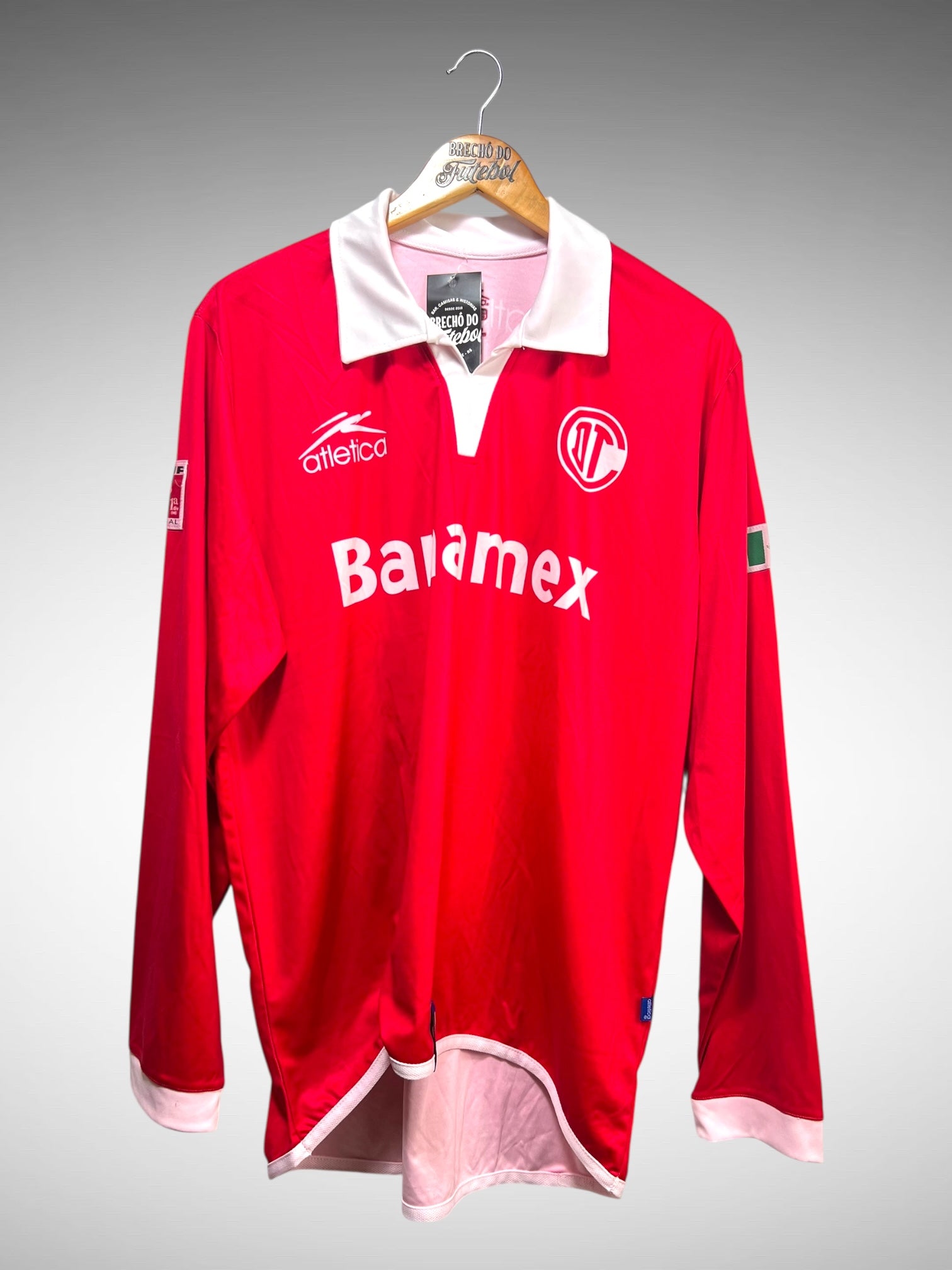 Deportivo Toluca 2009 Primeira Camisa Tam GG Mangas Longas.