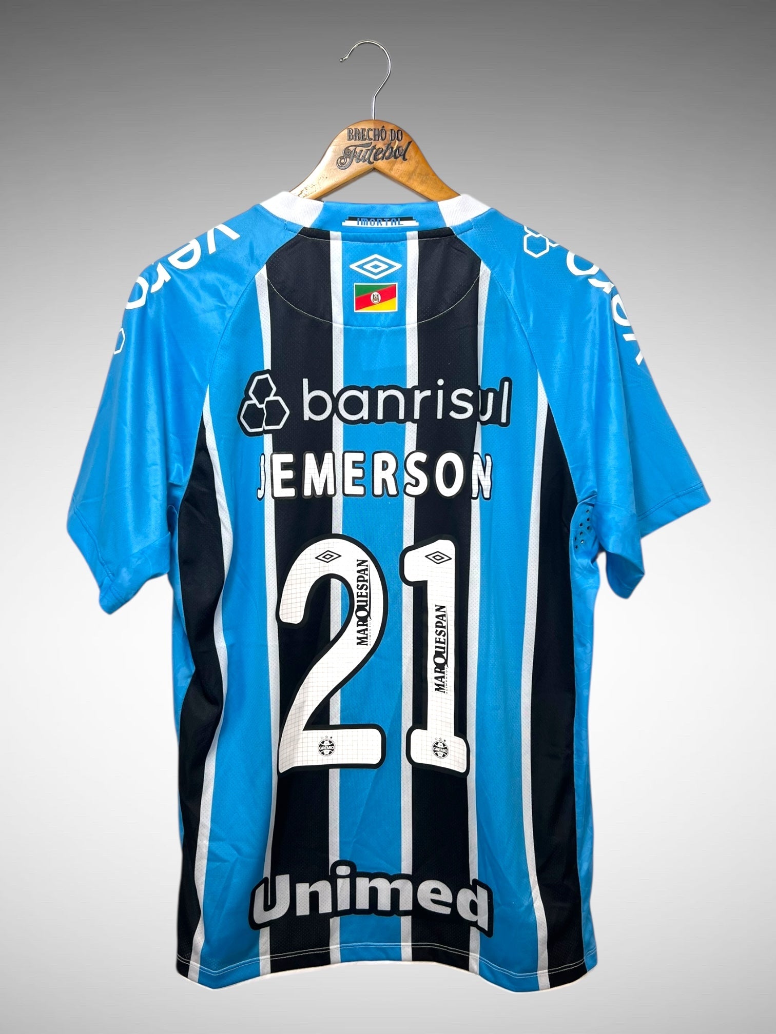 Grêmio 2025 Primeira Camisa Tam G N Jemerson 21.
