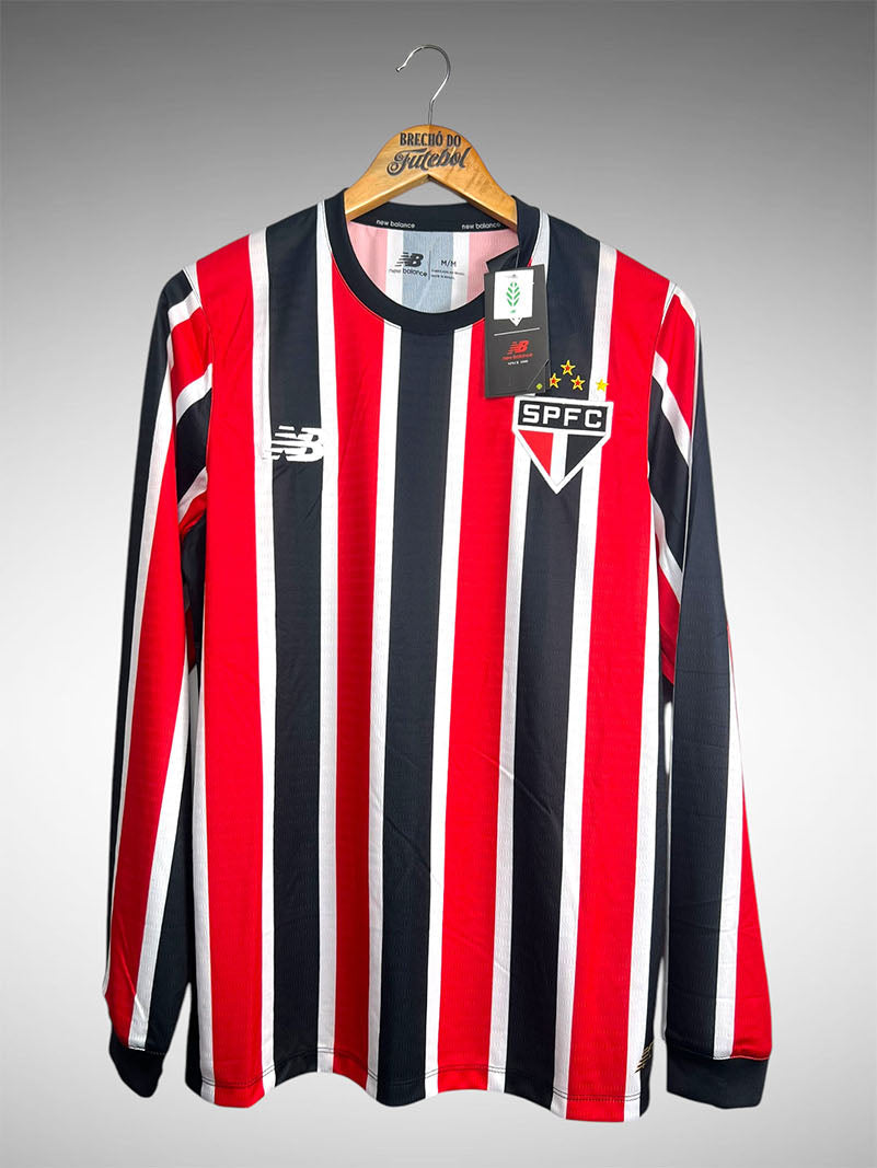 São Paulo 2024 Segunda Camisa Modelo Retrô Tam M Mangas Longas.
