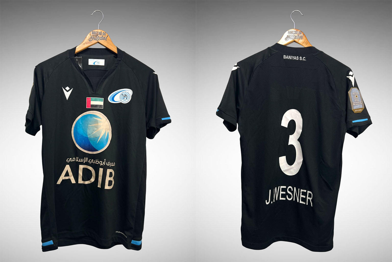 Baniyas Club 2021 Segunda Camisa Tam G Nº 3 J. Wesner.