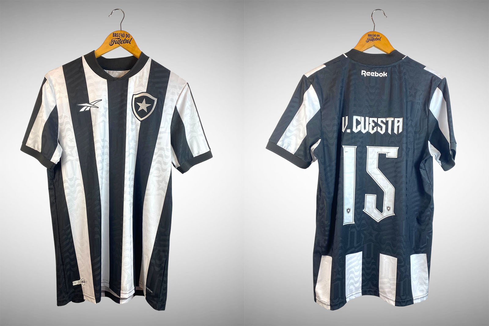 Botafogo 2023 Primeira Camisa Tam M Nº 15 V. Cuesta.