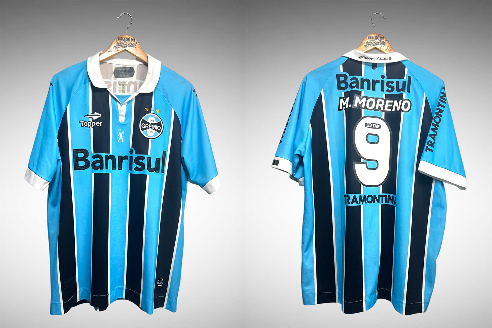 Grêmio 2012 Primeira Camisa Tam EG Nº9 M. Moreno.