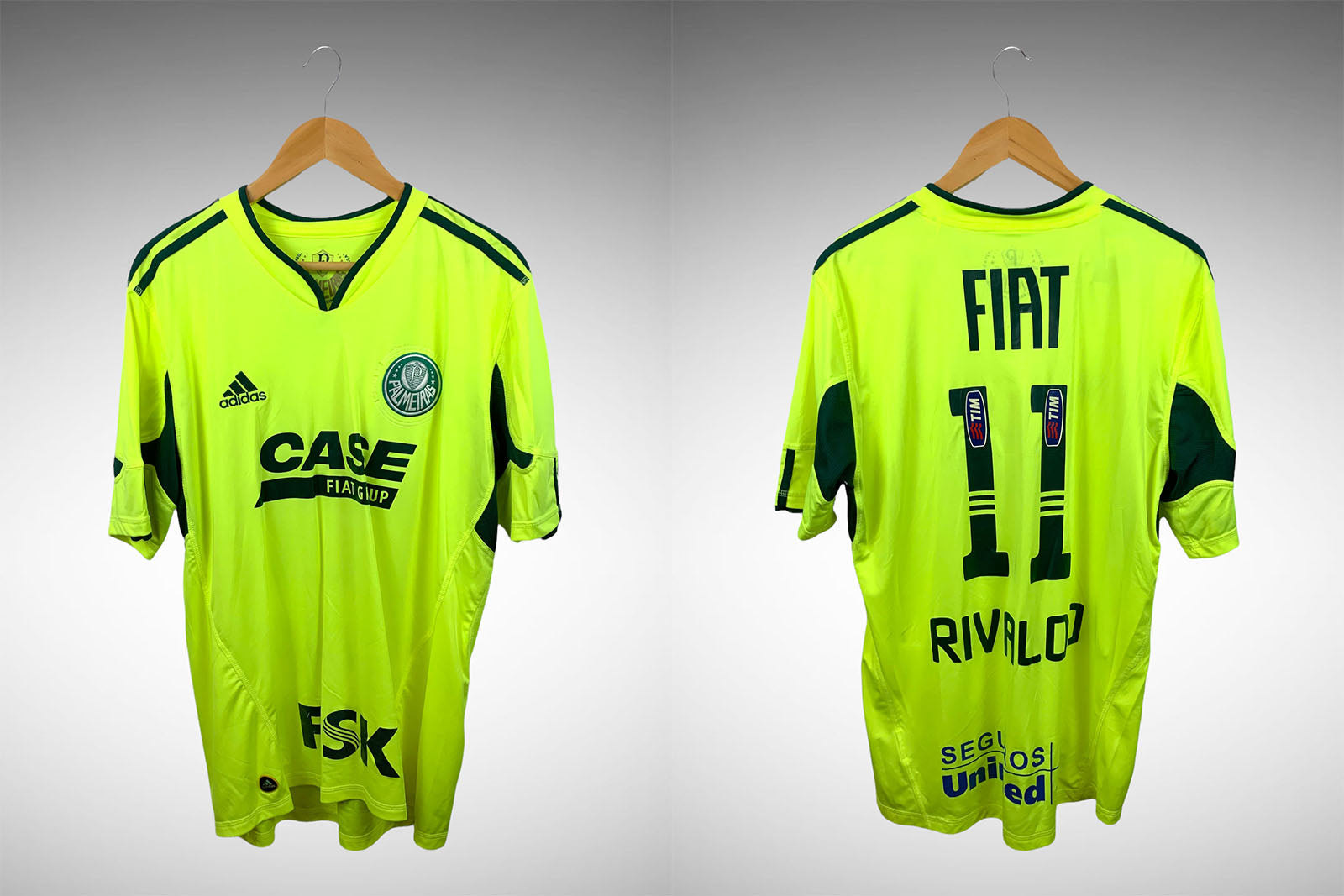 Palmeiras 2010 Segunda Camisa Tam G N# 11 Rivaldo.