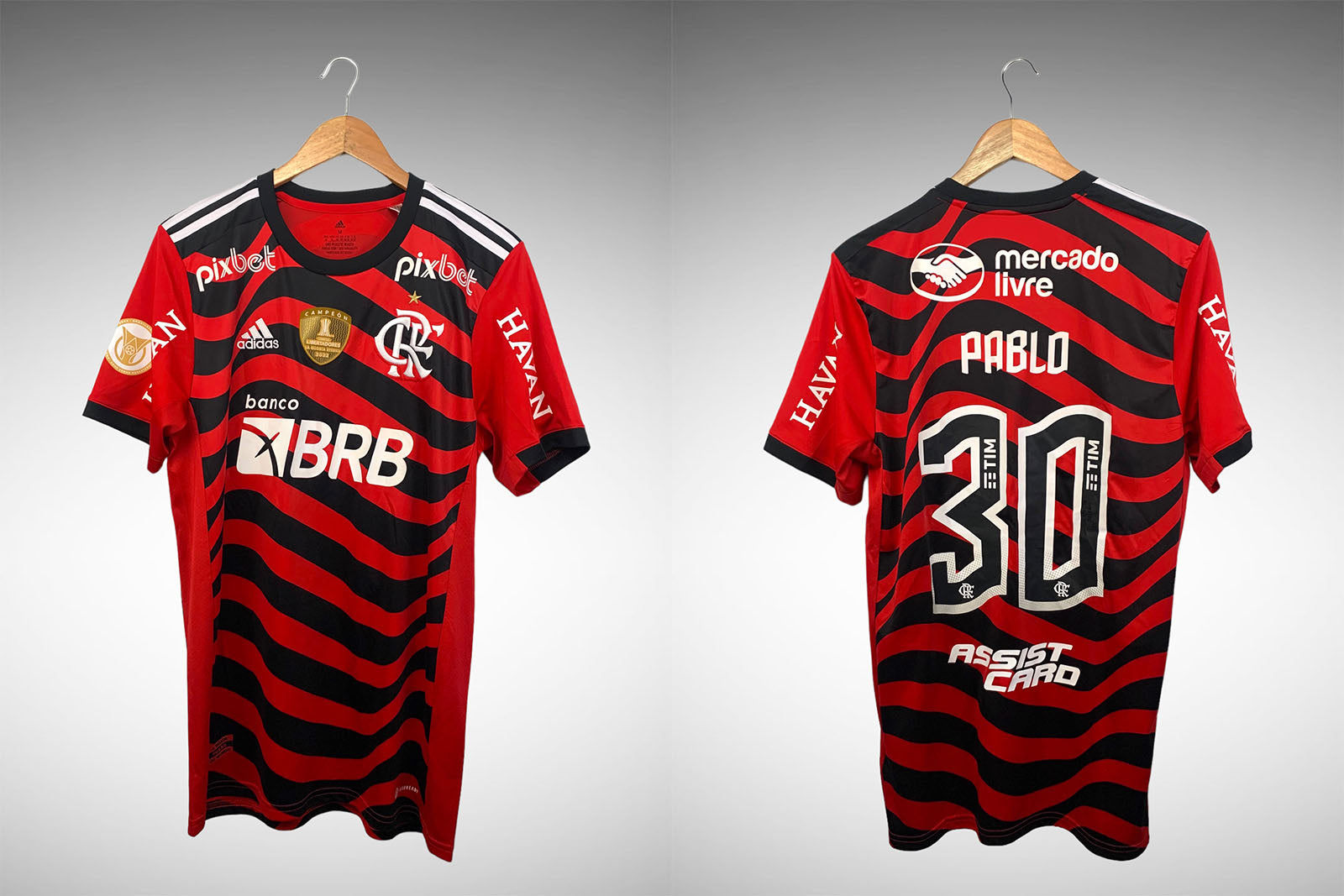 Flamengo 2022 Terceira Camisa Tam M N# 30 Pablo.