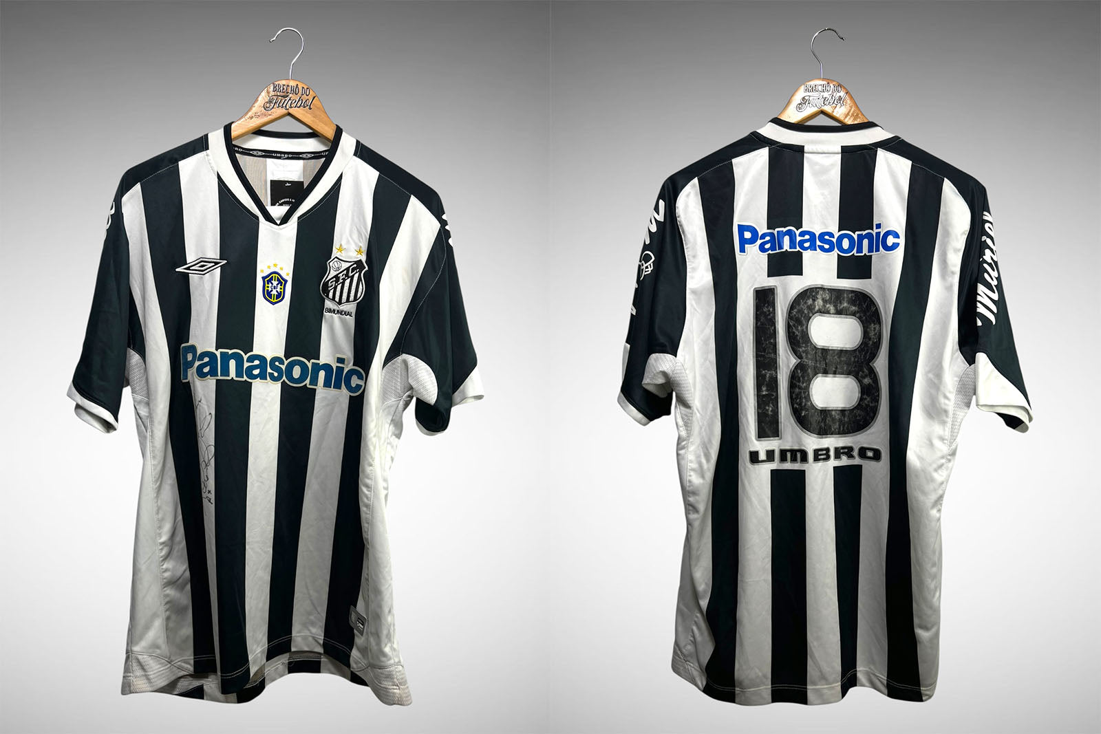 Santos 2005 Segunda Camisa Tam G Nº 18.