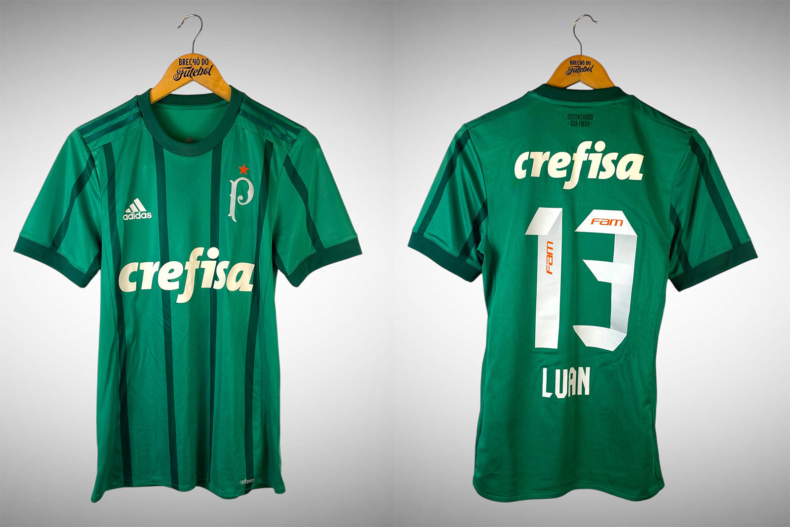 Palmeiras 2017 Primeira Camisa Tam P N# 13 Luan.