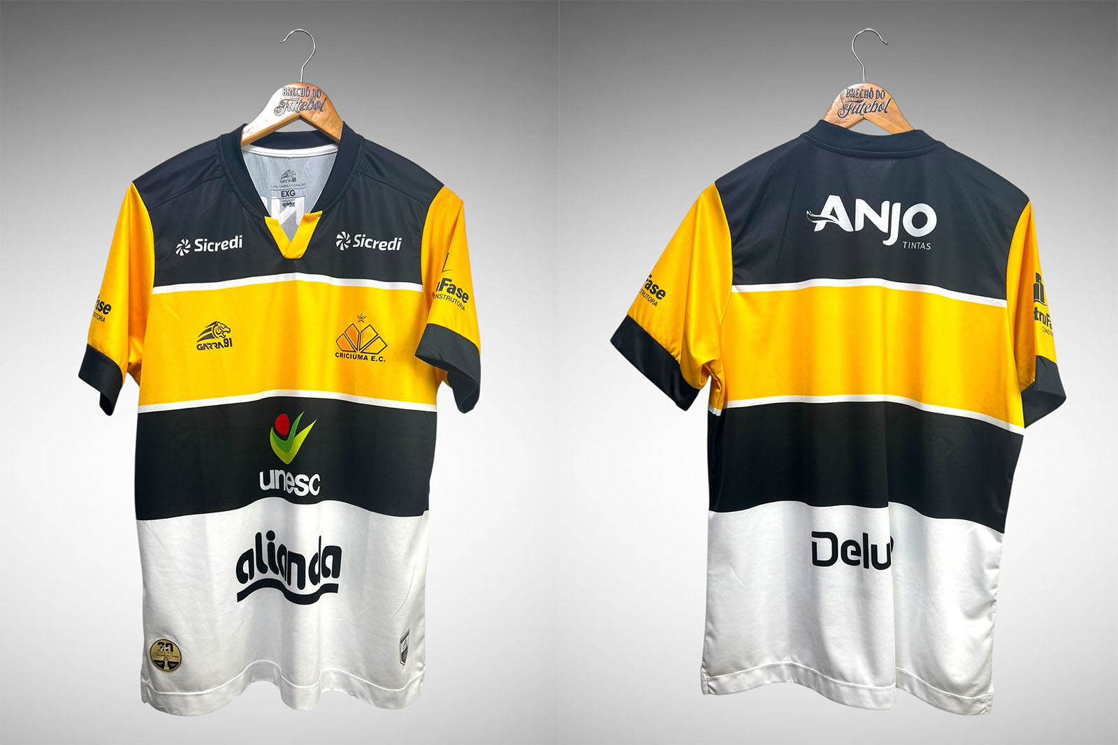 Criciúma 2021 Primeira Camisa Tam 3G.