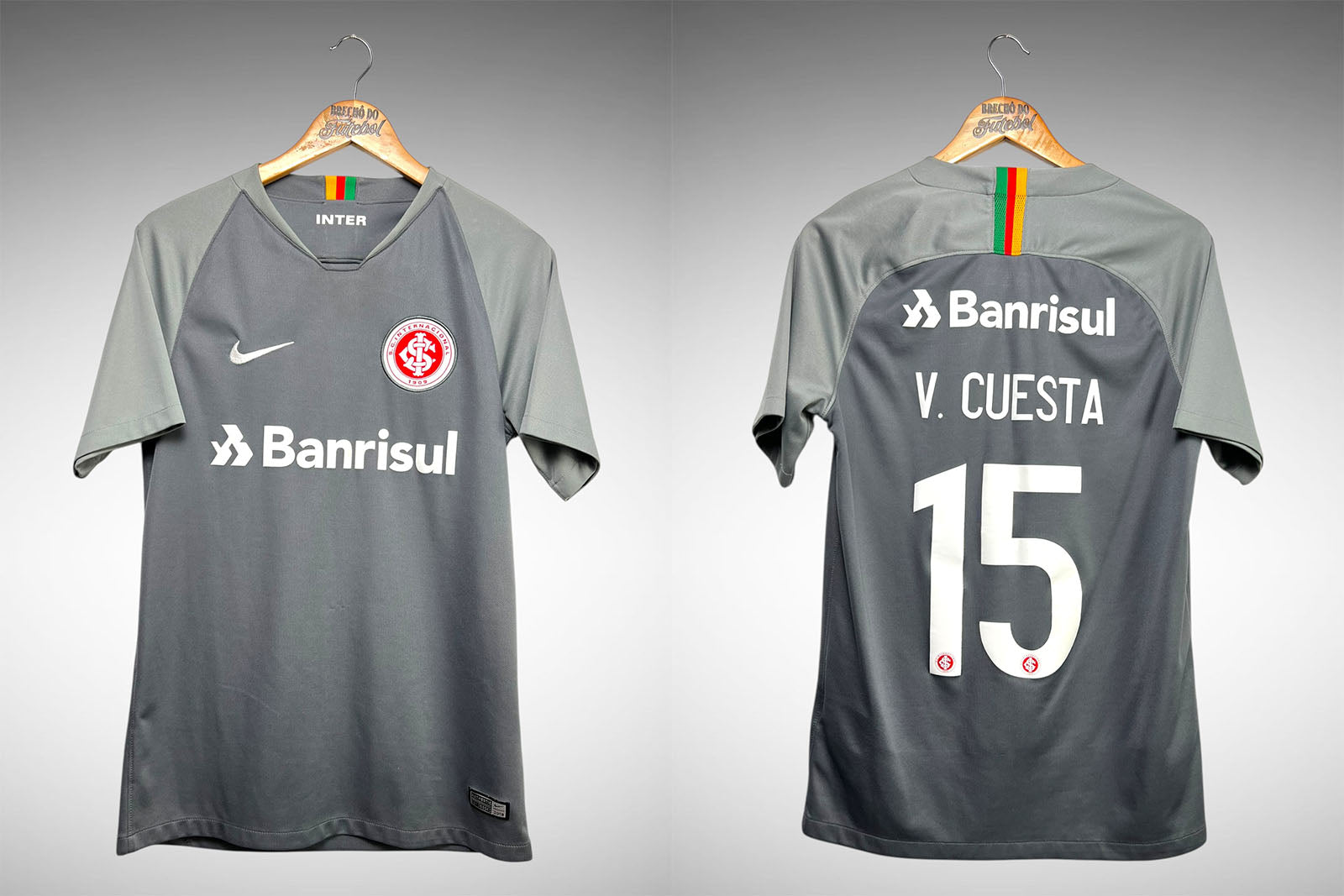 Internacional 2018 Terceira Camisa Tam P Nº 15 V. Cuesta.