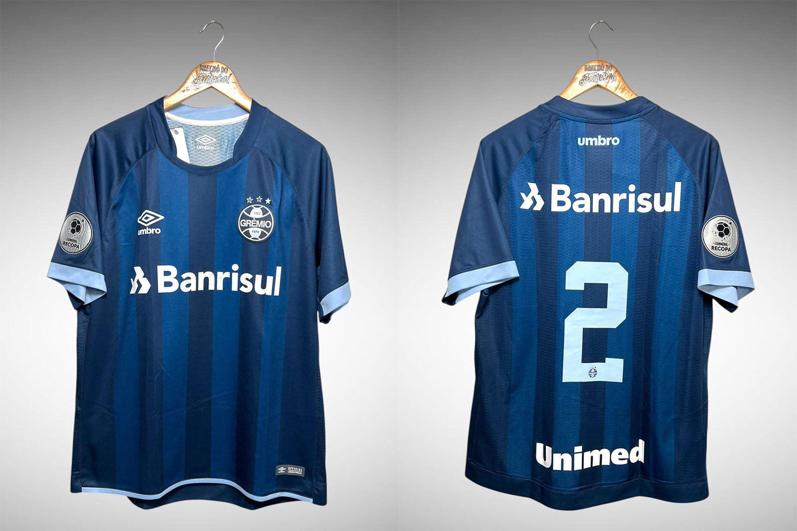 Grêmio 2017 Terceira Camisa Tam GG Nº2.
