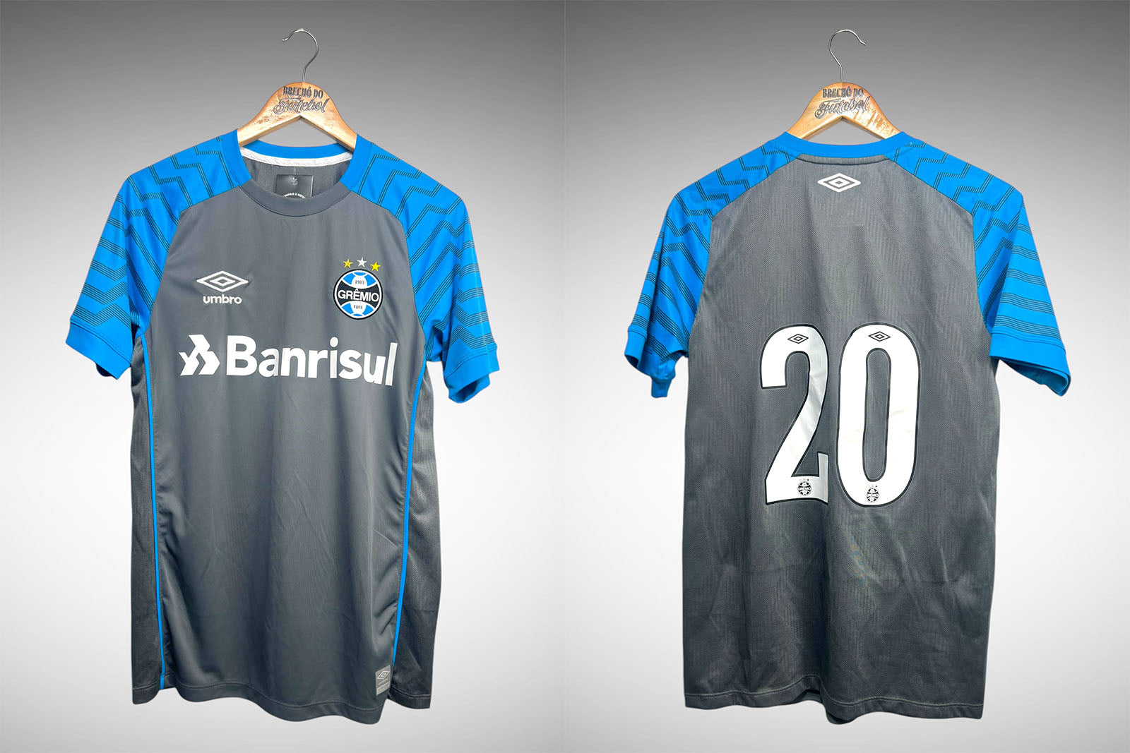 Grêmio 2021 Camisa de Goleiro Tam P Nº20.