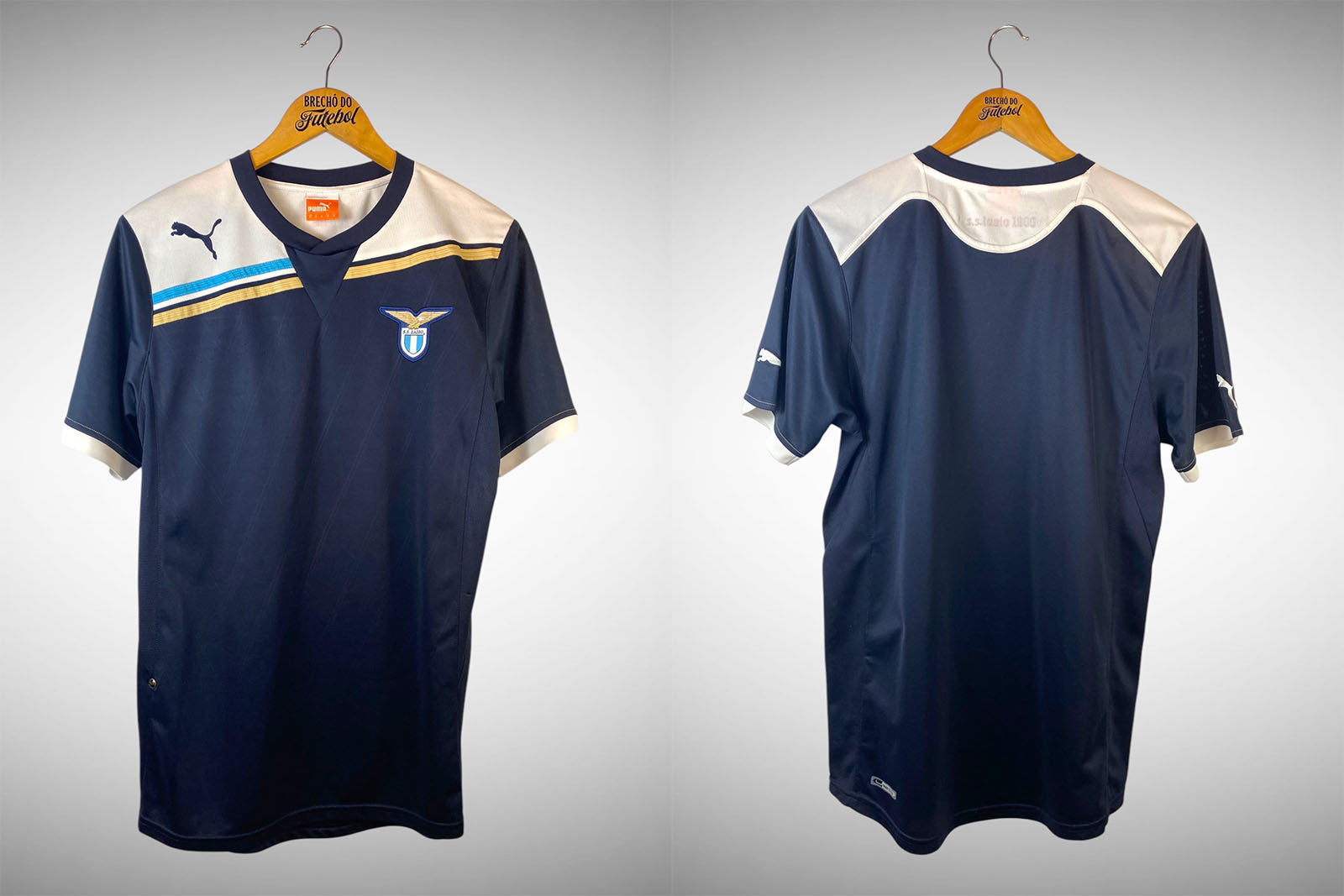 Lazio 2011 Camisa de Passeio Tam M.
