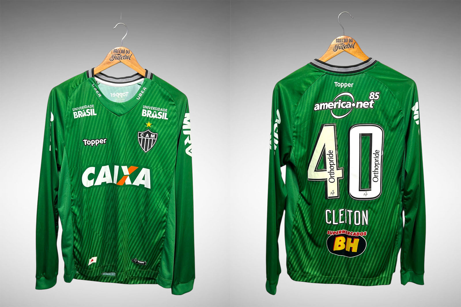 Atlético Mineiro 2016 Camisa Goleiro Nº40 Cleiton.