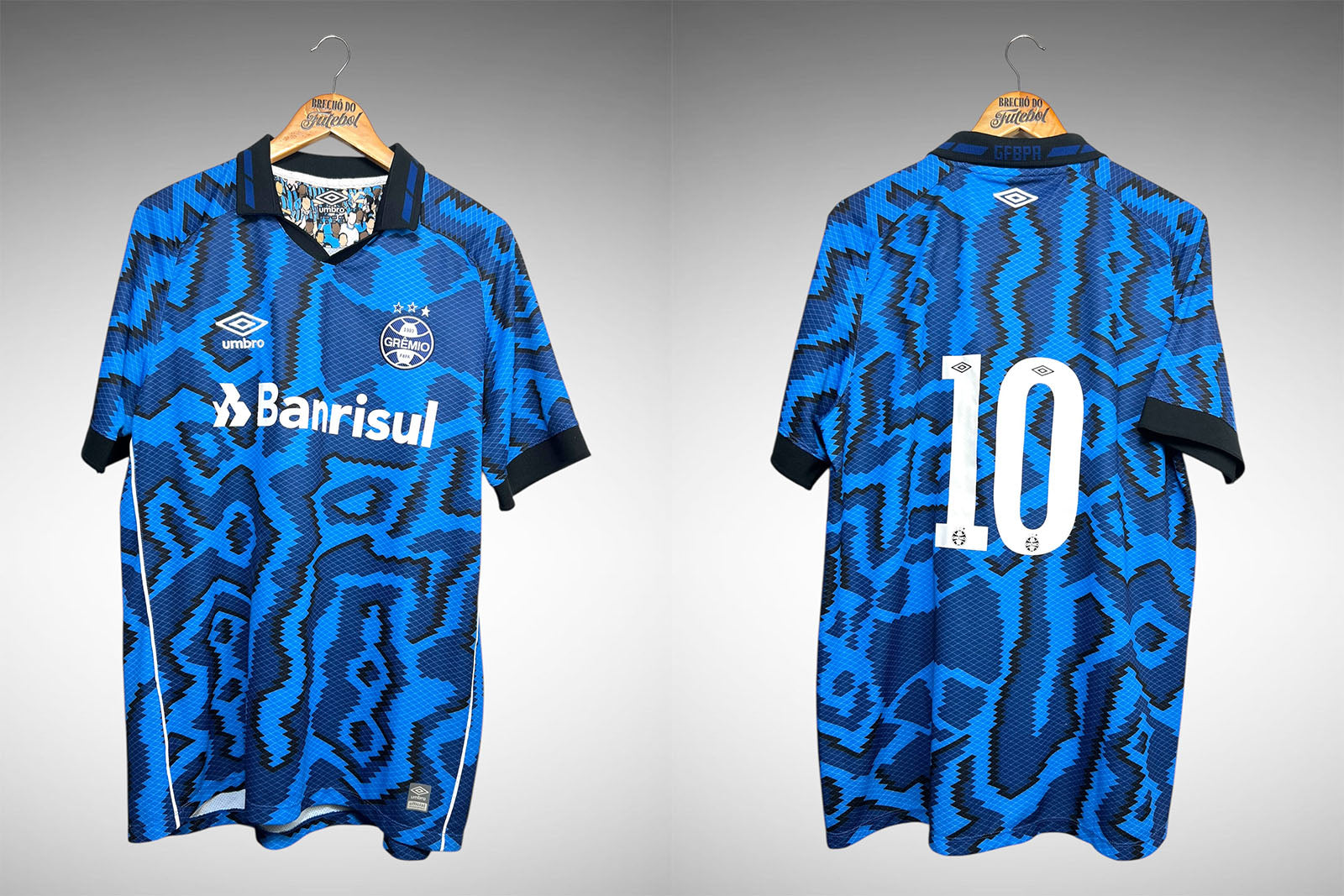 Grêmio 2021 Terceira Camisa Tam GG Nº10.