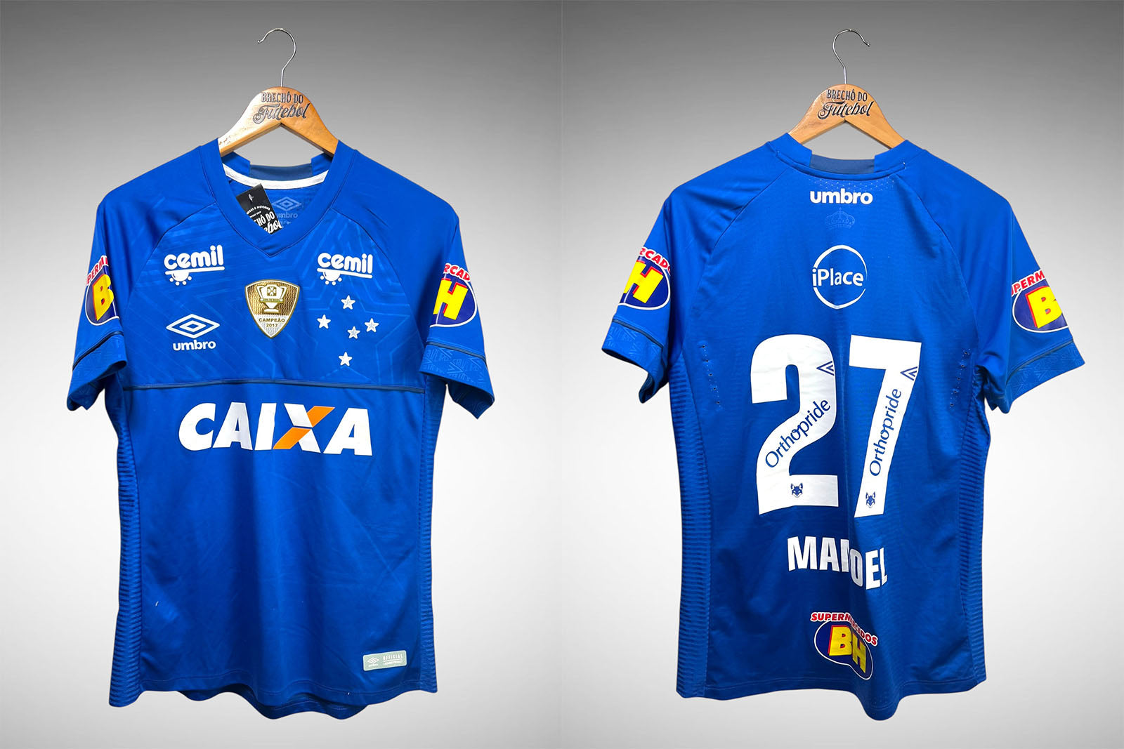 Cruzeiro 2018 Primeira Camisa Tam M Nº 27 Manoel.