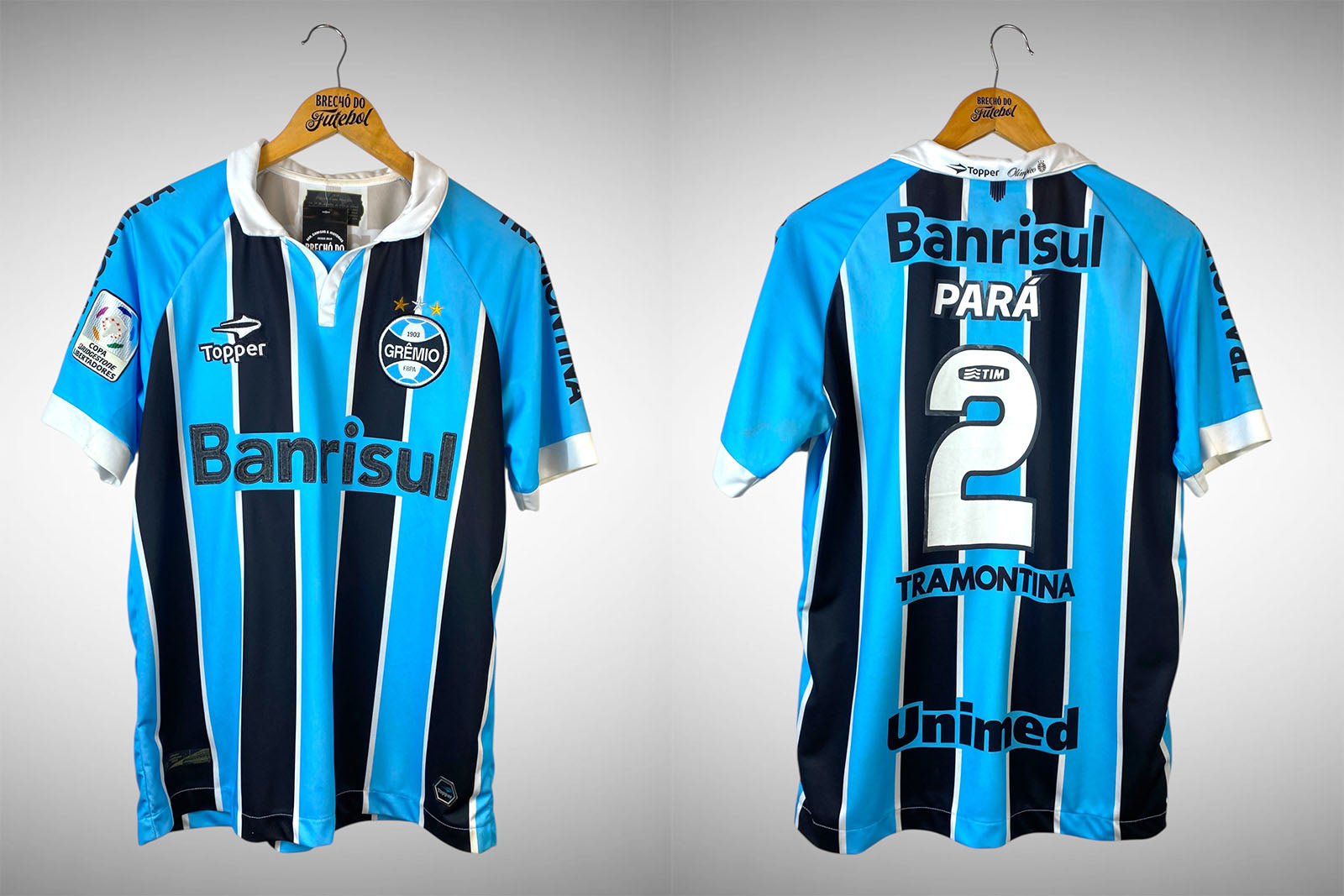 Grêmio 2012 Primeira Camisa Tam M Nº 2 Pará.