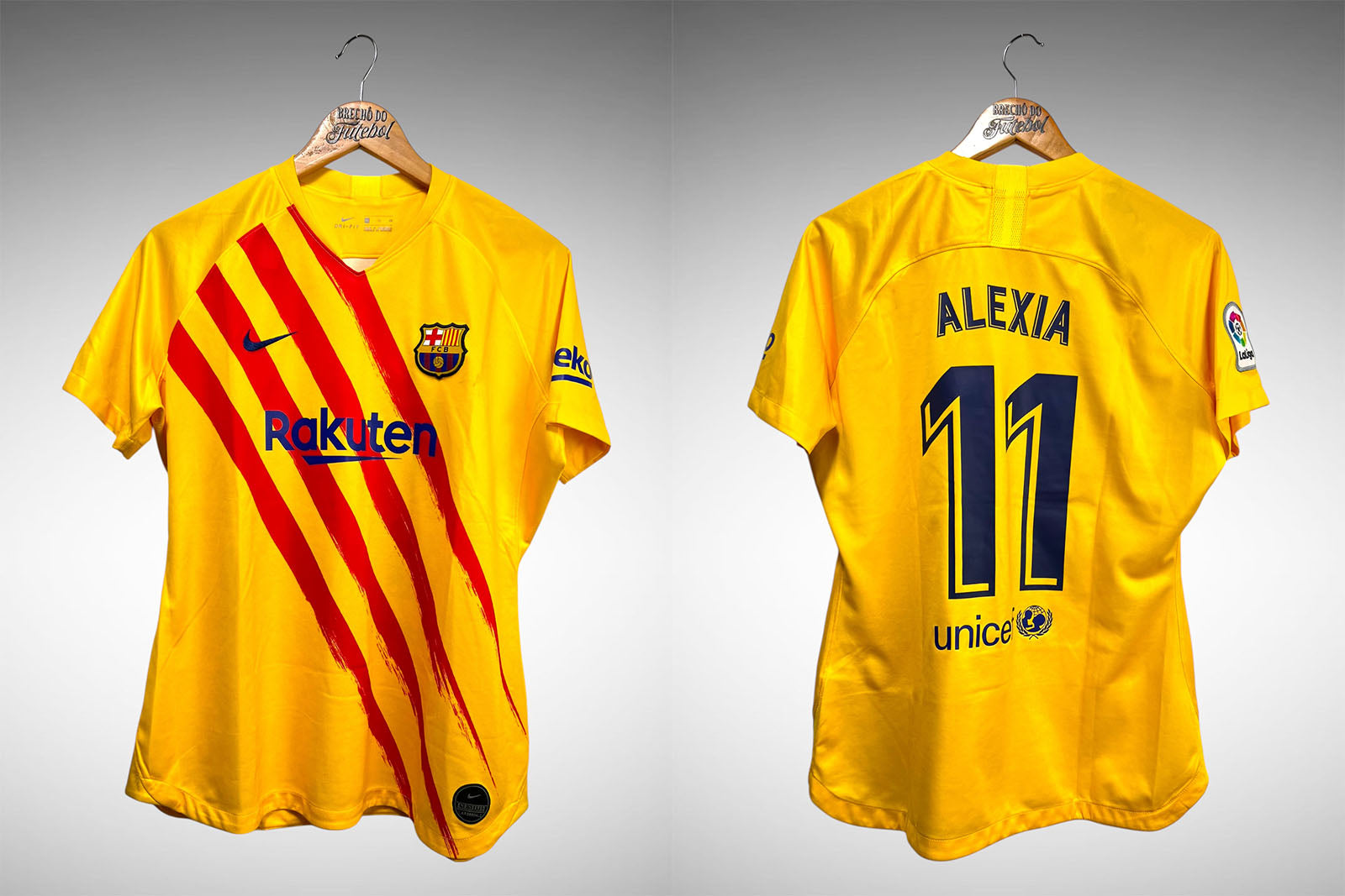 Barcelona 2019 Quarta Camisa Tam GG Feminino Nº 11 Alexia.