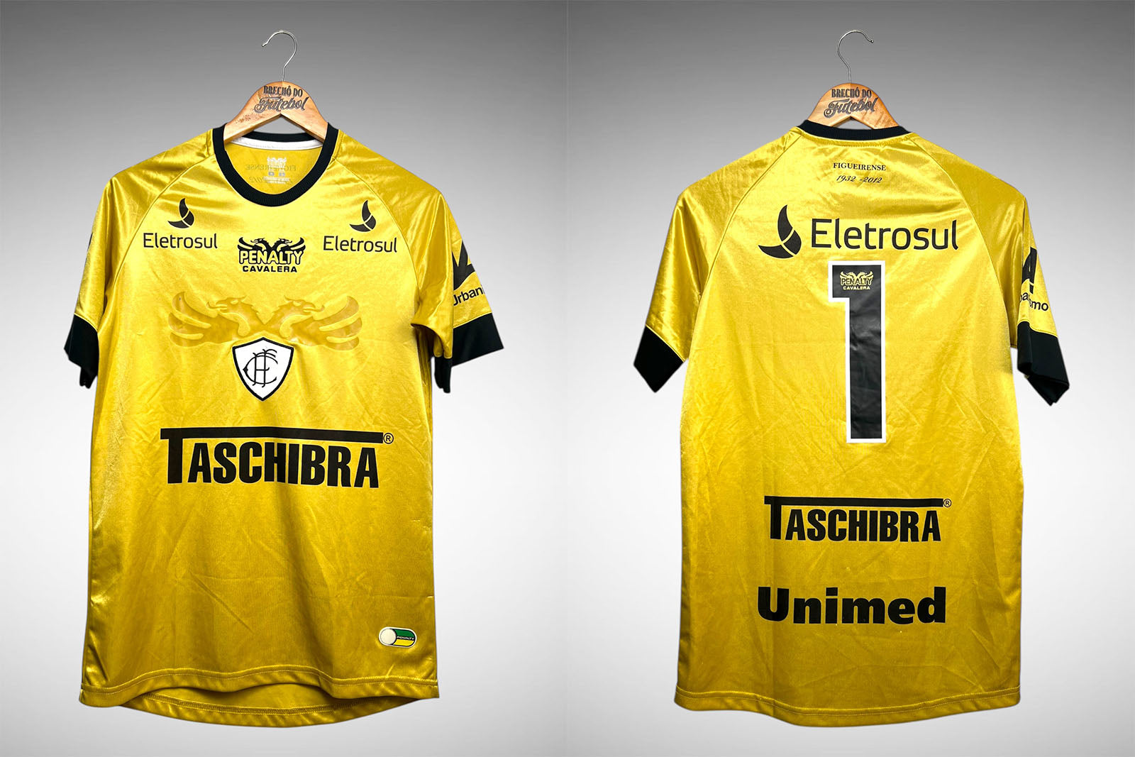Figueirense 2012 Camisa de Goleiro Tam P N°1.