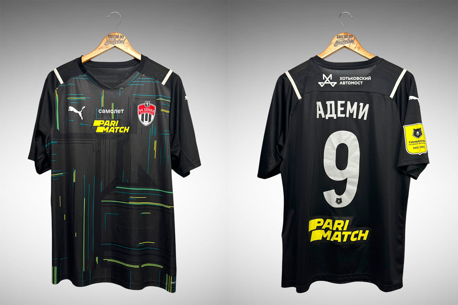 FC Khimki 2021 Terceira Camisa Tam GG Nº 9 Ademi.