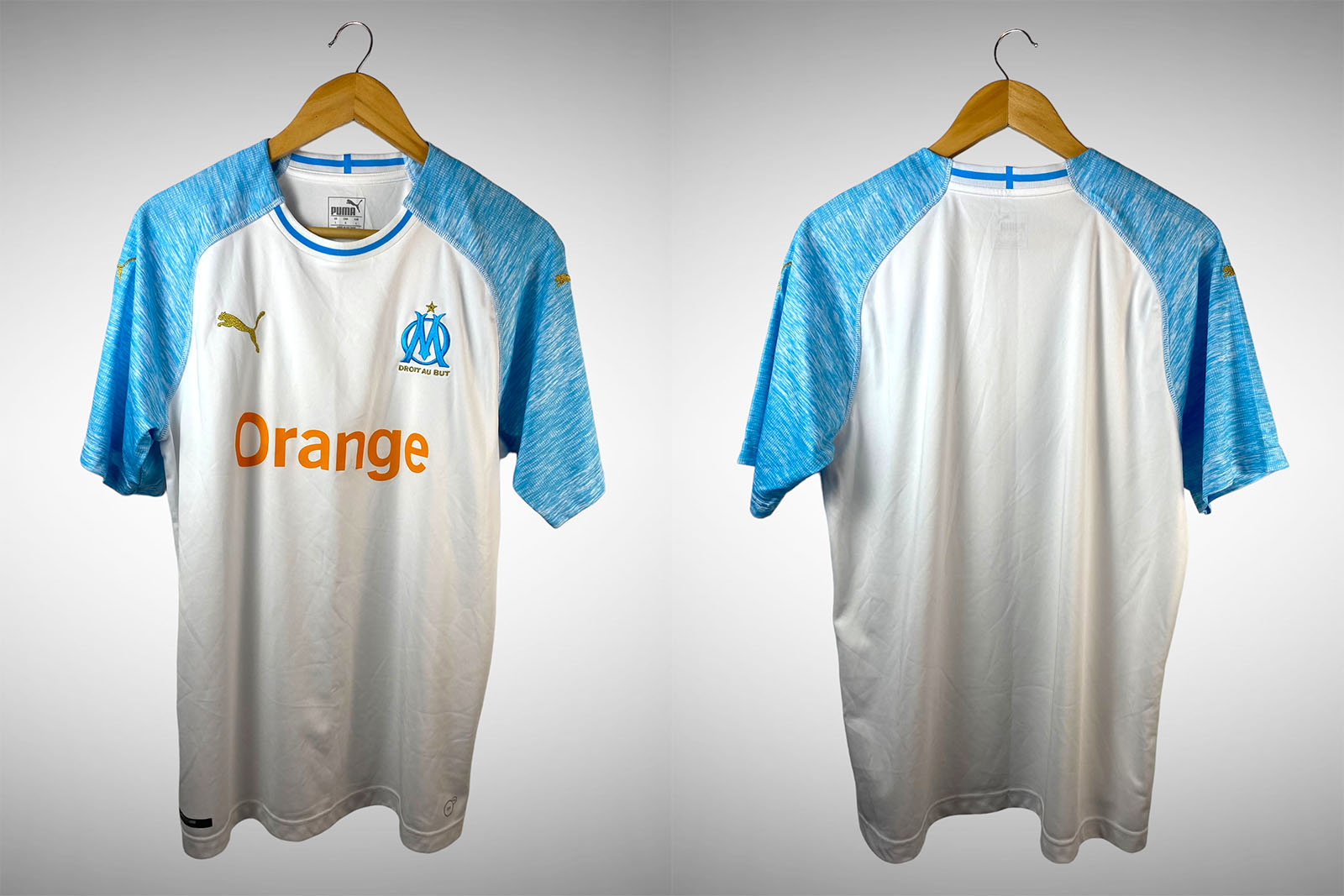 Olympique de Marseille 2018 Primeira Camisa Tam G Brechó do Futebol