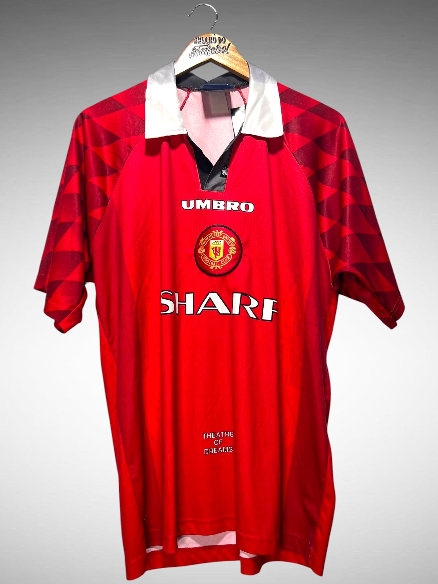 Manchester United 1996 Primeira Camisa Tam GG.