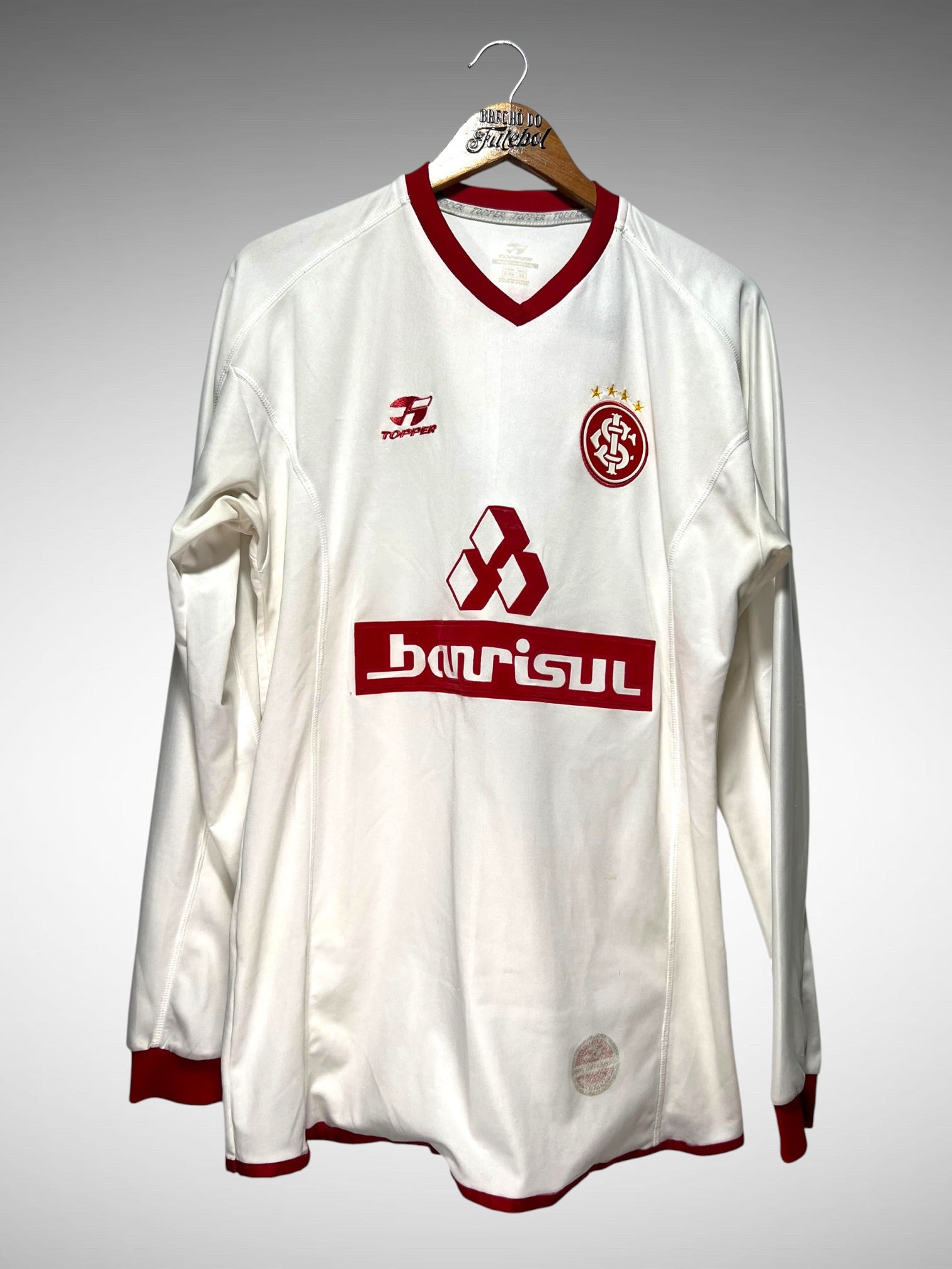 Internacional 2001 Segunda Camisa Tam GG N 3 Mangas Longas.