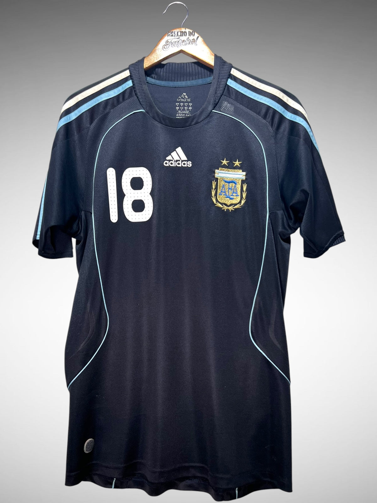 Argentina 2008 Segunda Camisa Tam M N 18 Messi.