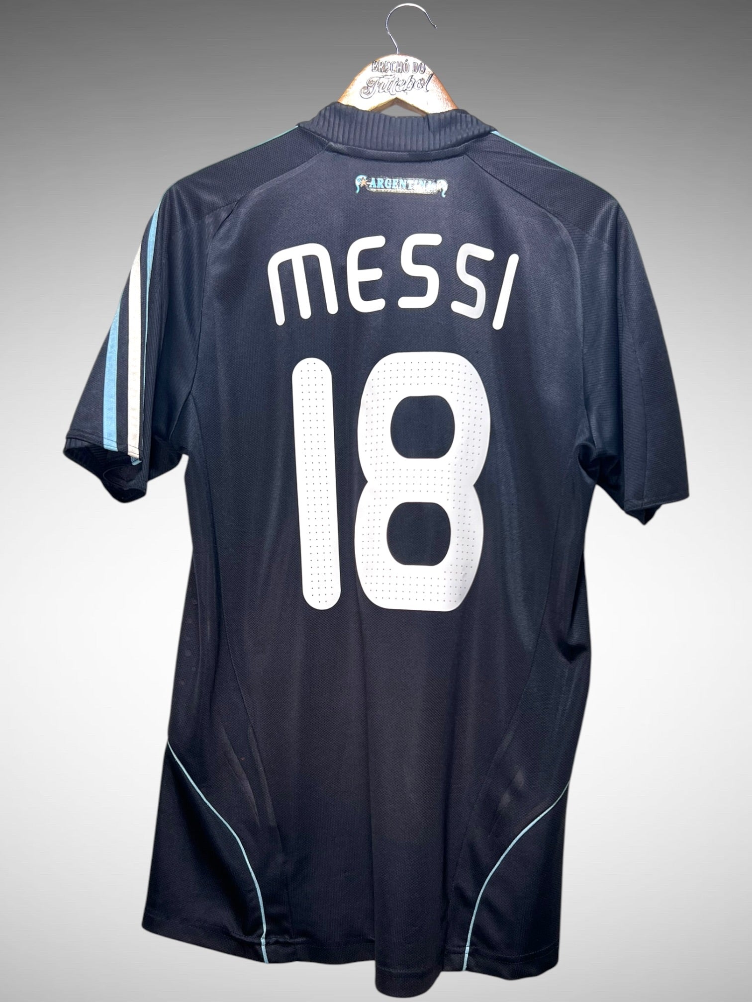 Argentina 2008 Segunda Camisa Tam M N 18 Messi.