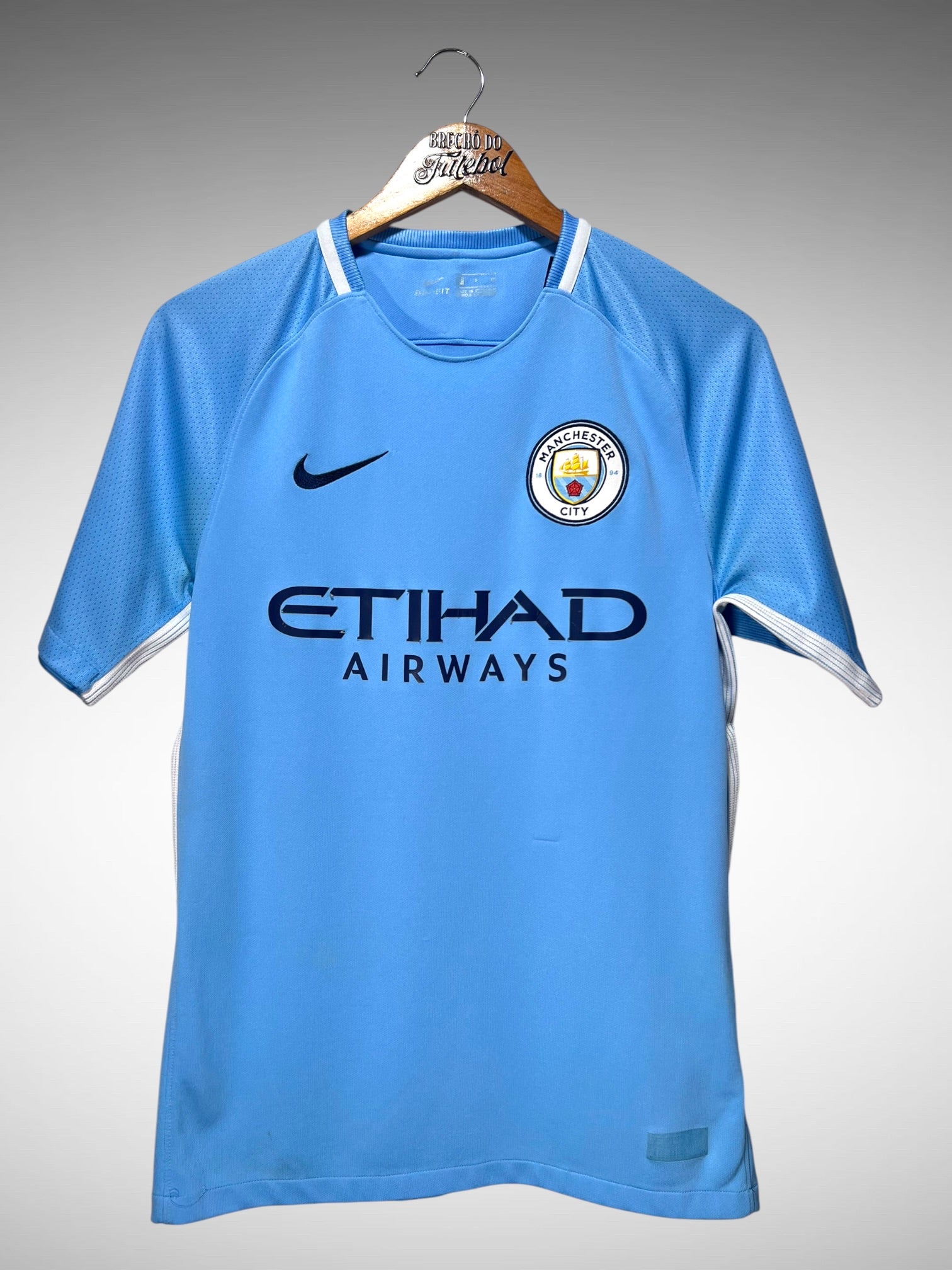 Manchester City 2017 Primeira Camisa Tam P.