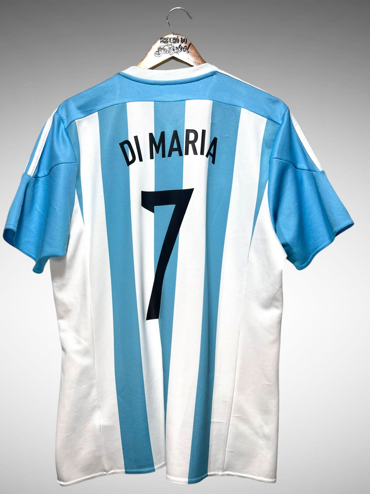 Argentina 2015 Primeira Camisa Tam G N 7 Di Maria.