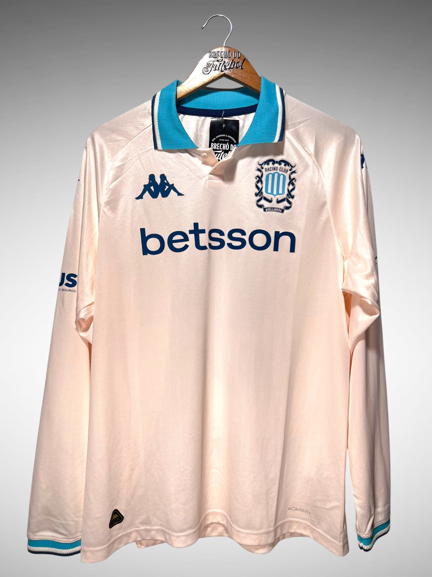 Racing 2025 Terceira Camisa Tam M N 9 Martinez Mangas Longas.