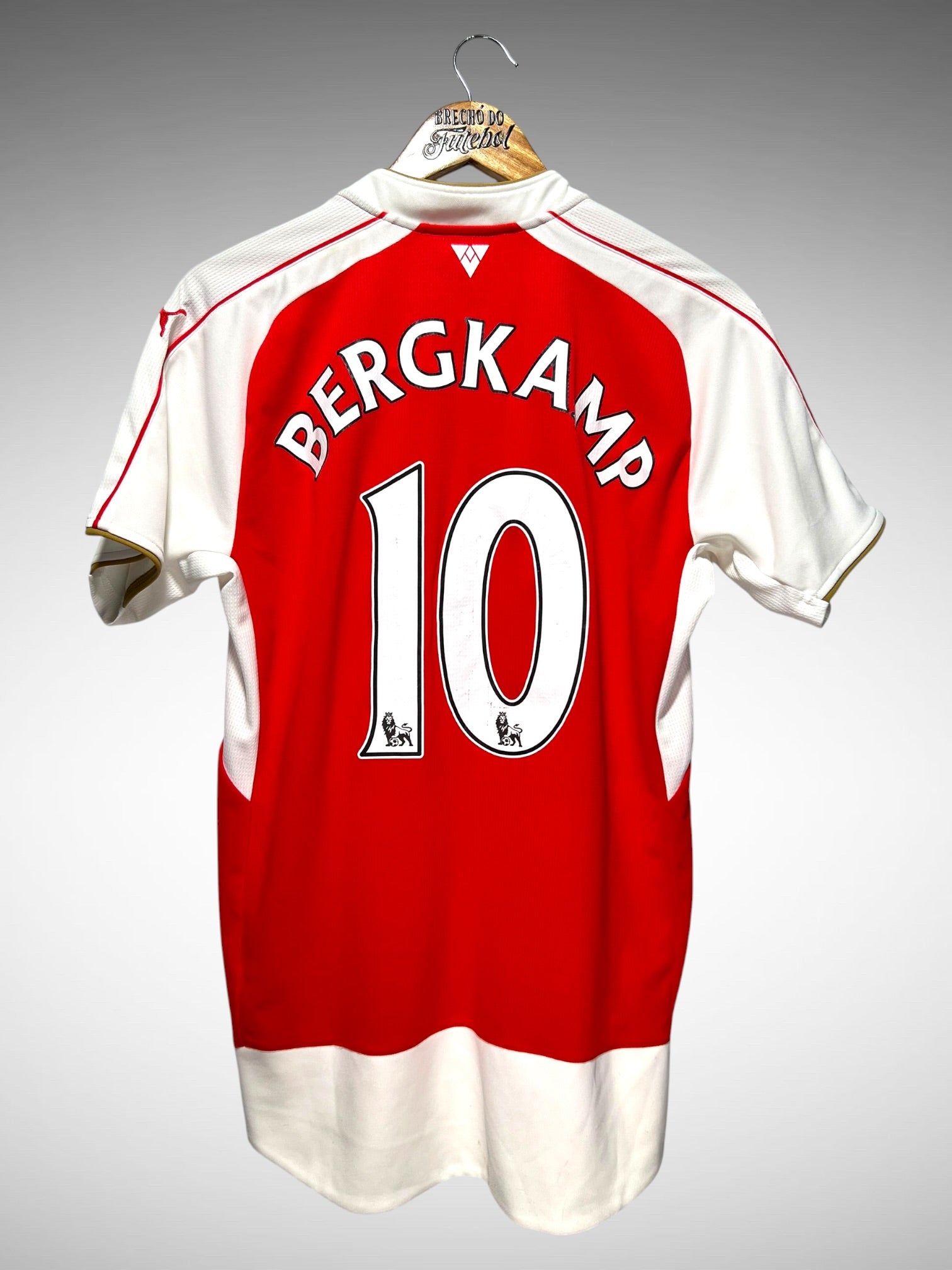 Arsenal 2015 Primeira Camisa Tam M N 10 Bergkamp.