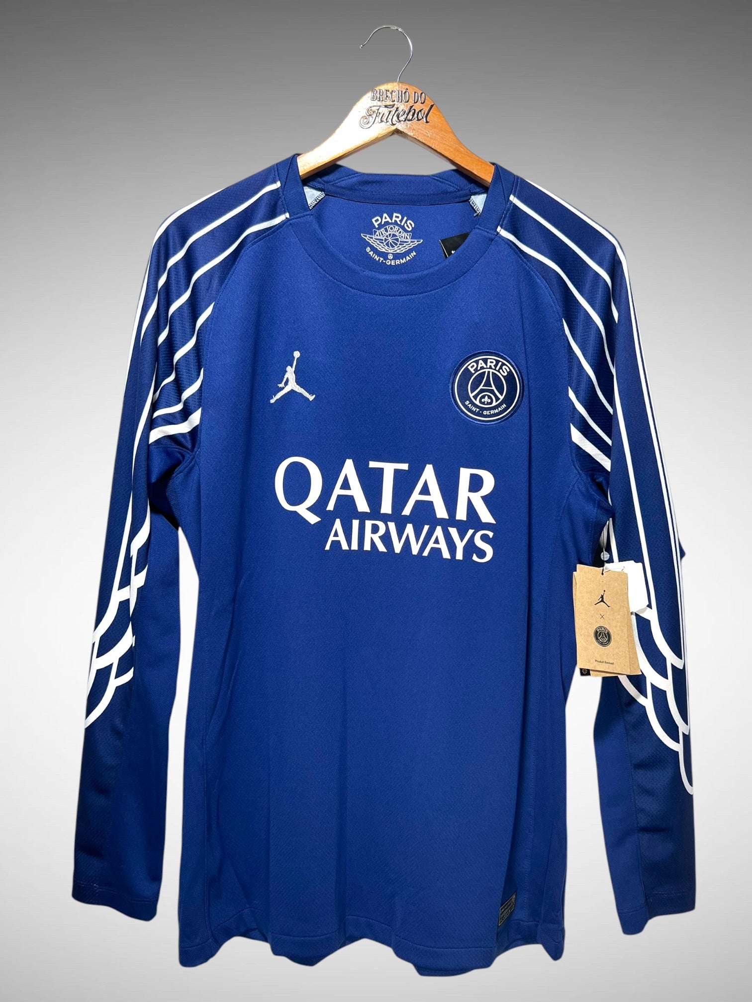Paris Saint-Germain 2024 Quarta Camisa Tam M Mangas Longas.