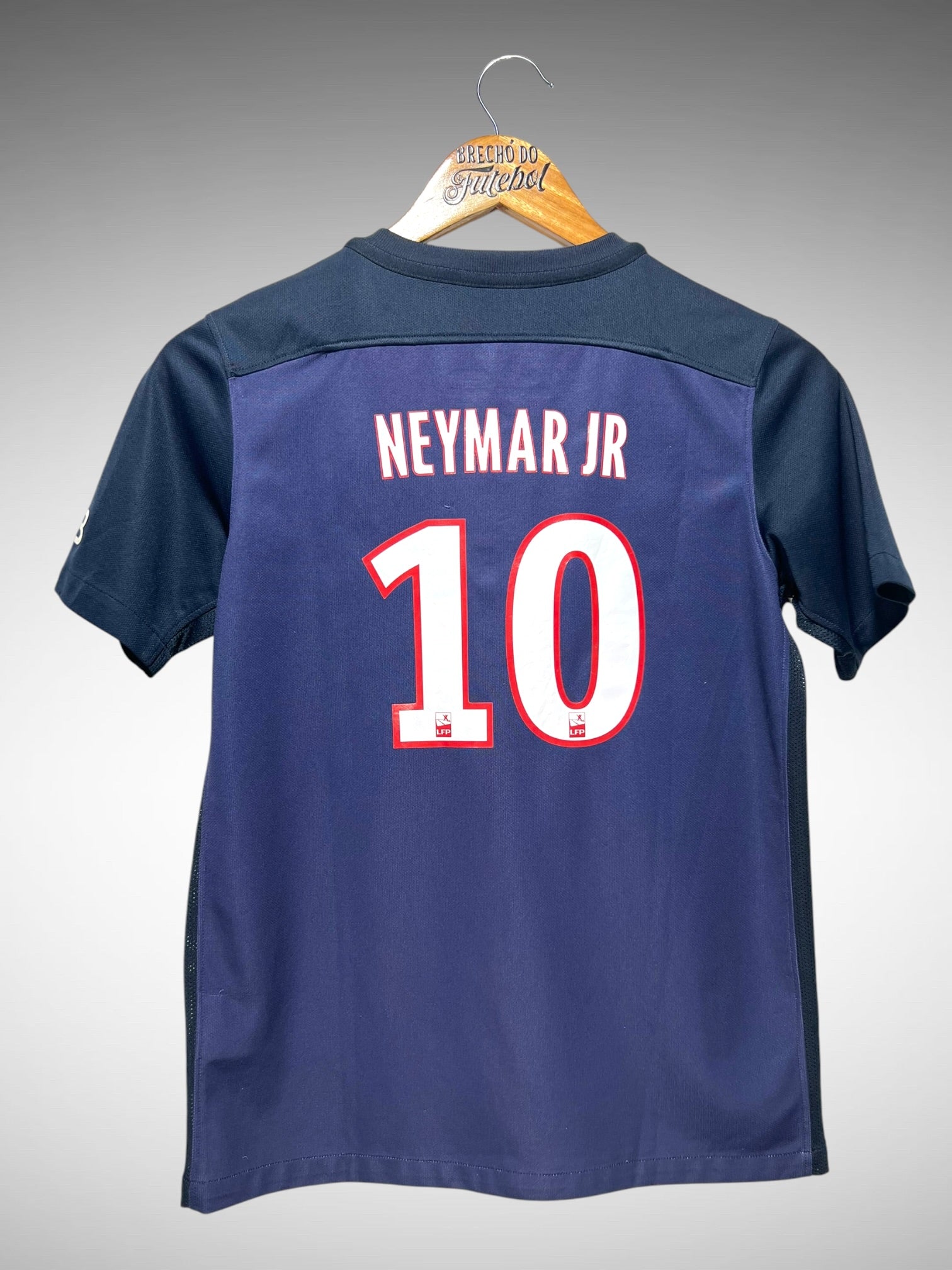 Paris Saint-Germain 2015 Primeira Camisa Tam 12 anos Infantil N 10 Neymar Jr.