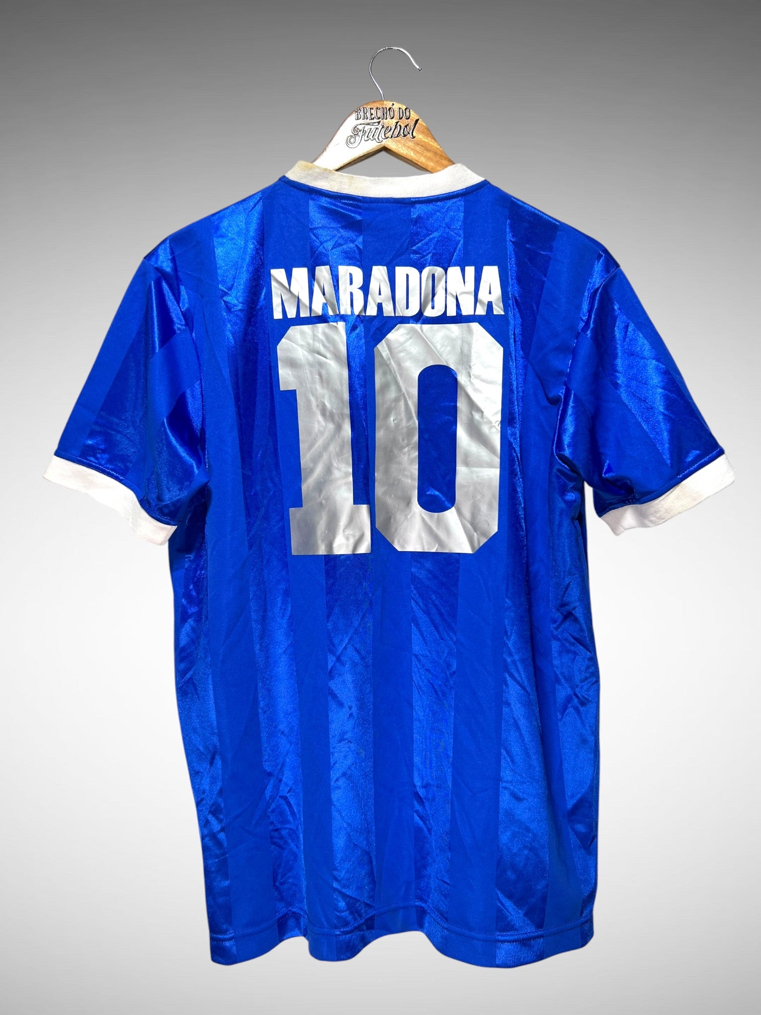 Argentina Retrô 1986 Segunda Camisa Tam G N 10 Maradona.