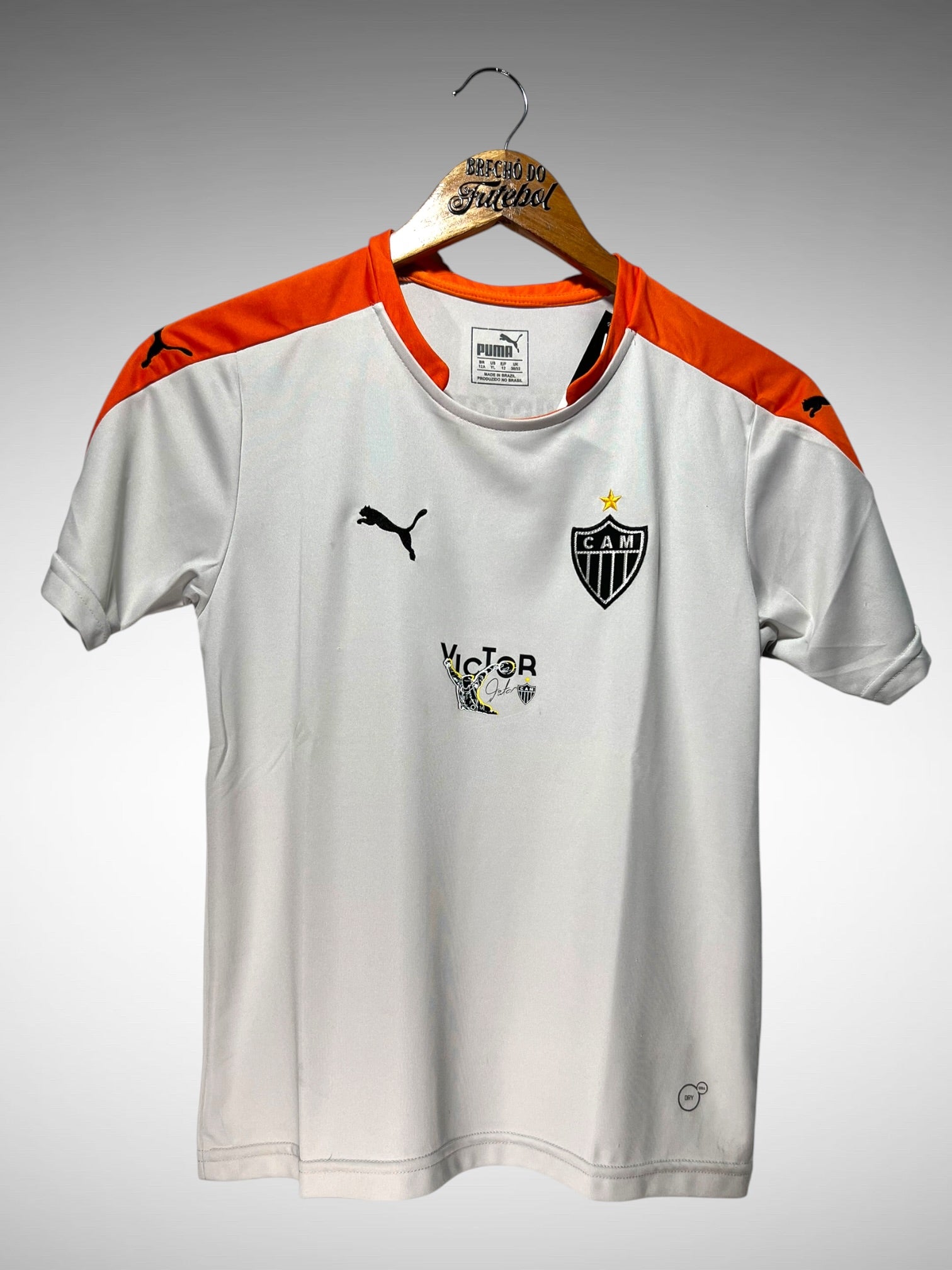 Atlético Mineiro 2015 Camisa de Goleiro Tam 12 anos Infantil N 01 Victor.