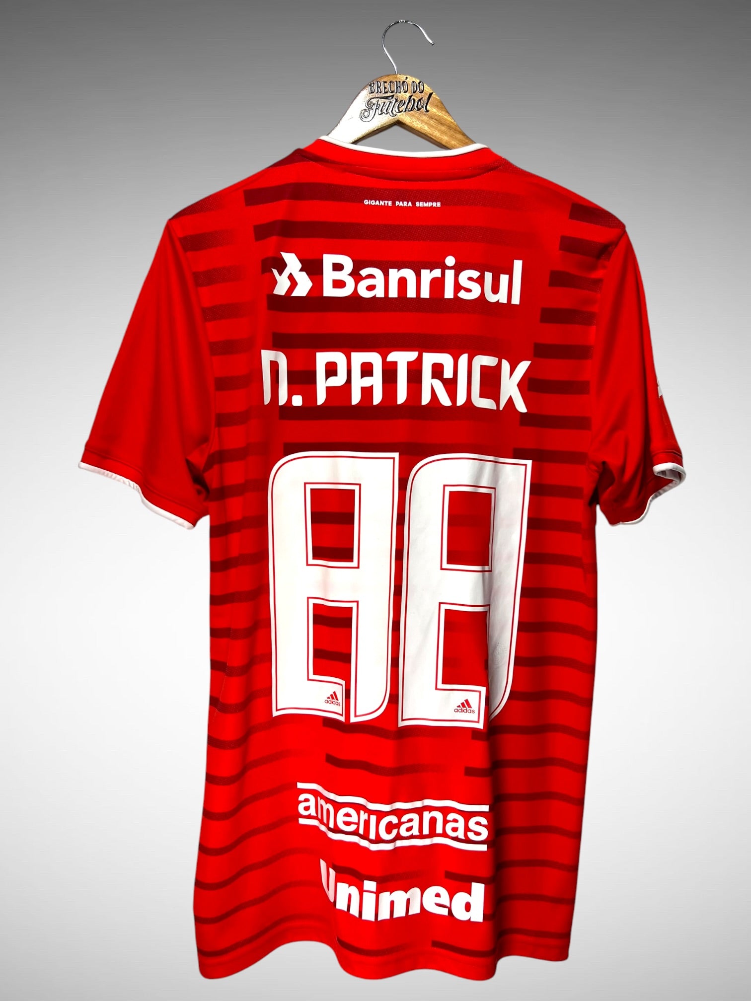 Internacional 2021 Primeira Camisa Tam M N 88 A. Patrick.
