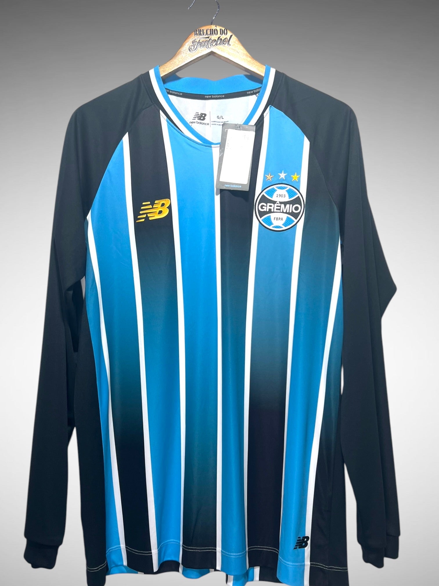 Grêmio 2026 Primeira Camisa Tam G Mangas Longas.
