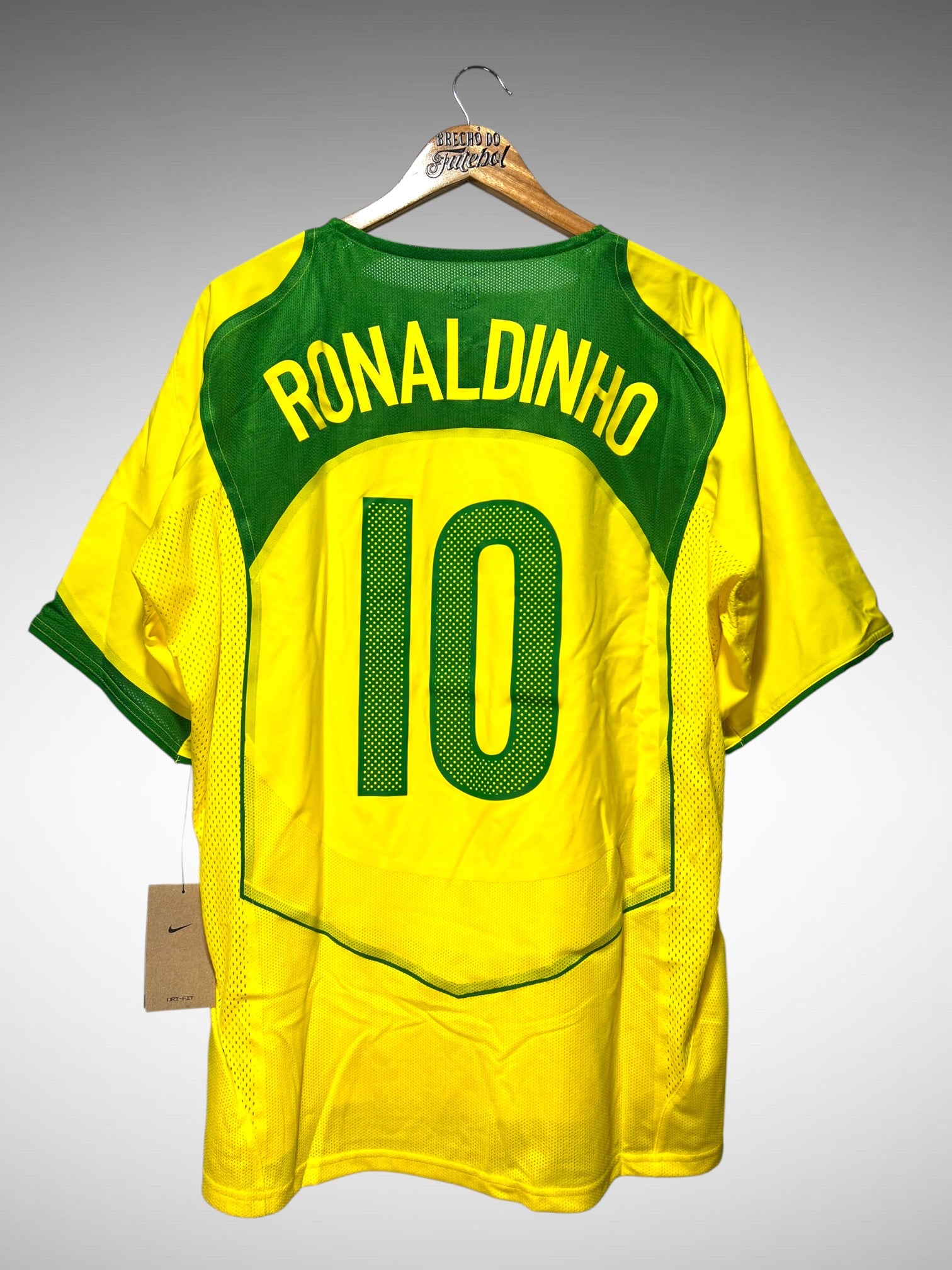 Brasil 2004 Primeira Camisa Relançamento Tam GG N 10 Ronaldinho.