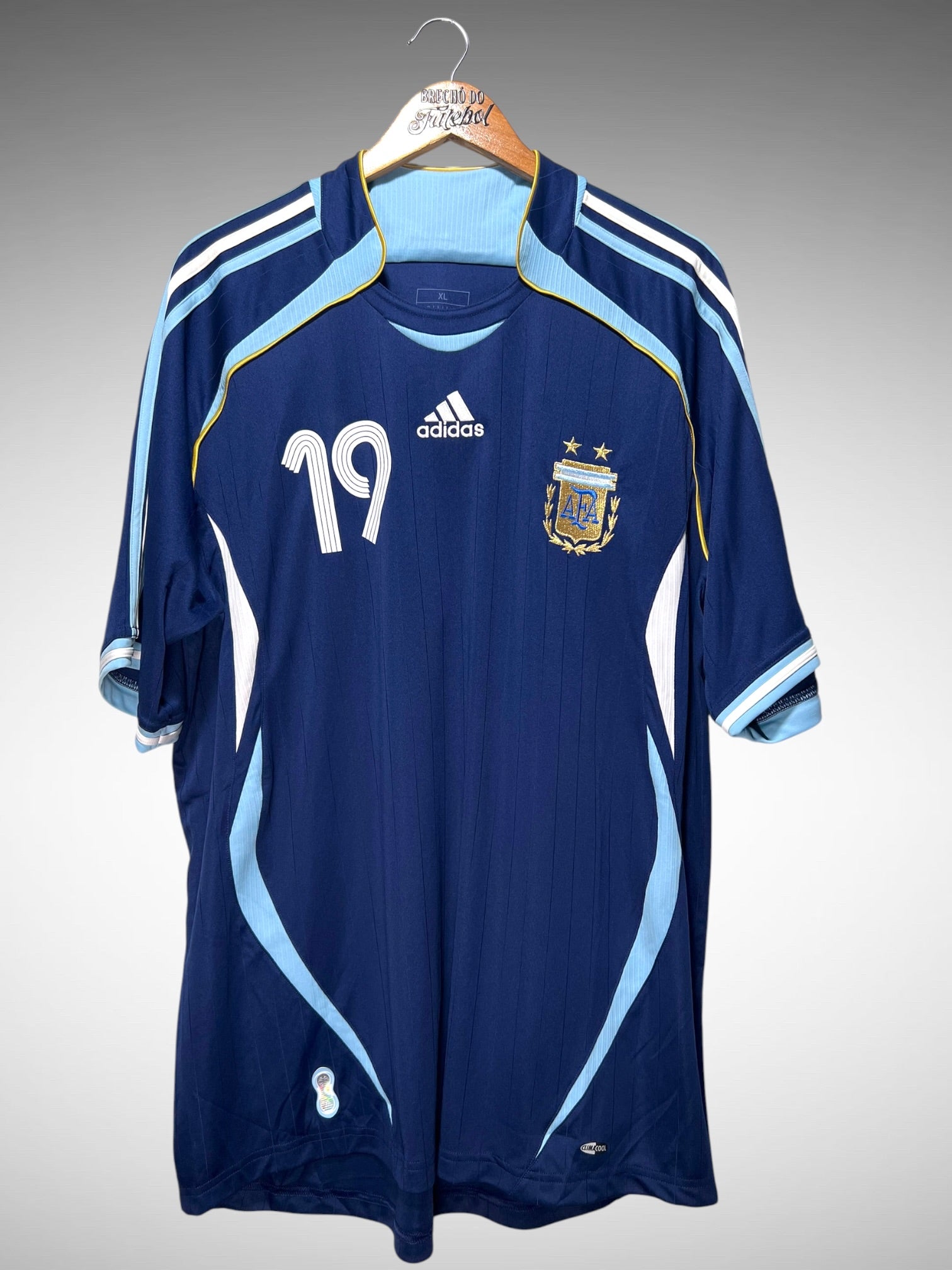 Argentina 2006 Segunda Camisa Relançamento Tam GG N 19 Messi.