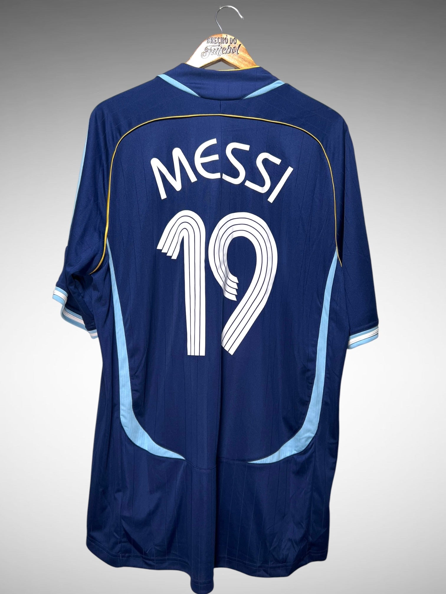 Argentina 2006 Segunda Camisa Relançamento Tam GG N 19 Messi.