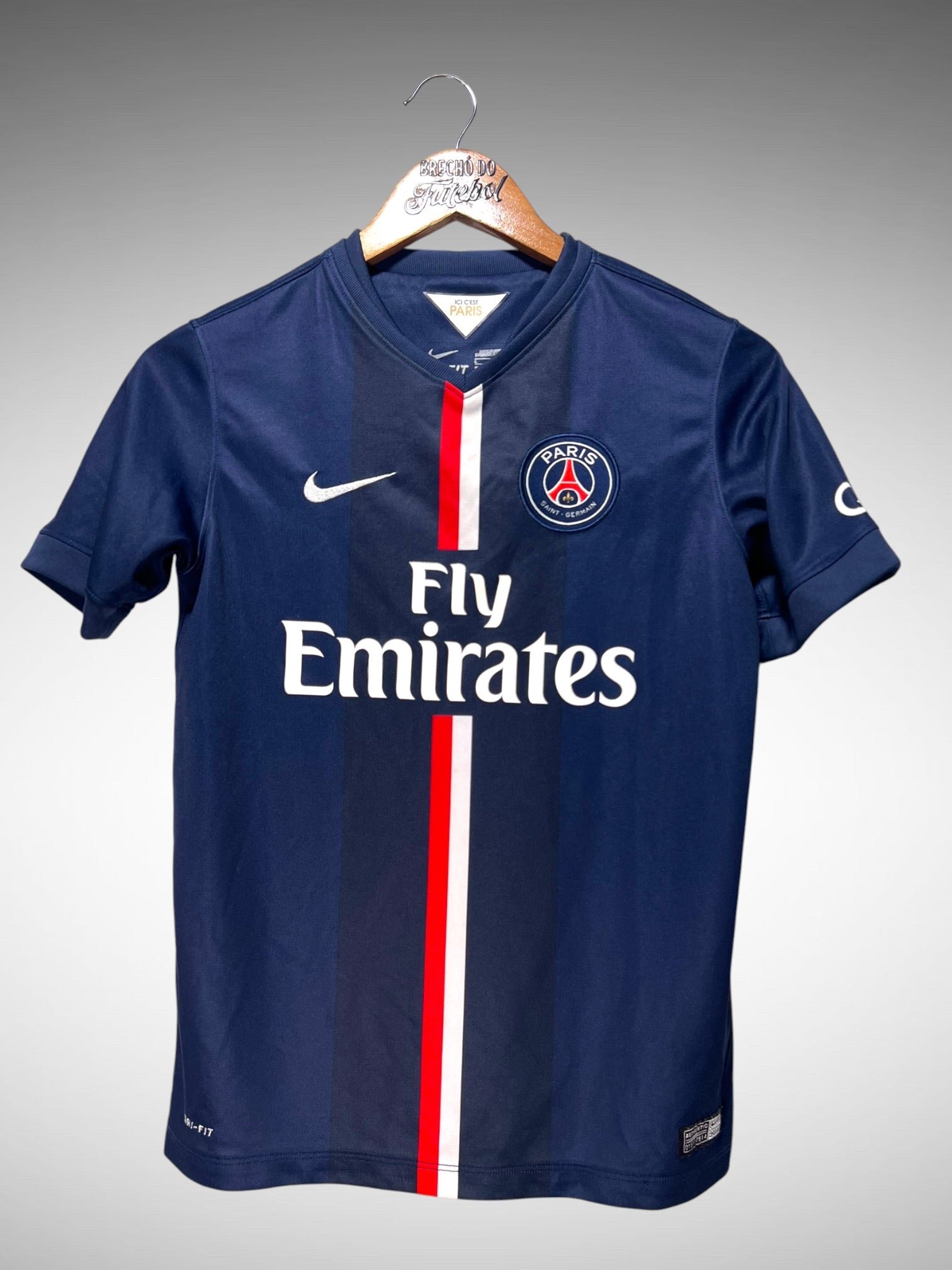 Paris Saint-Germain 2014 Primeira Camisa Tam 12 anos Infantil.