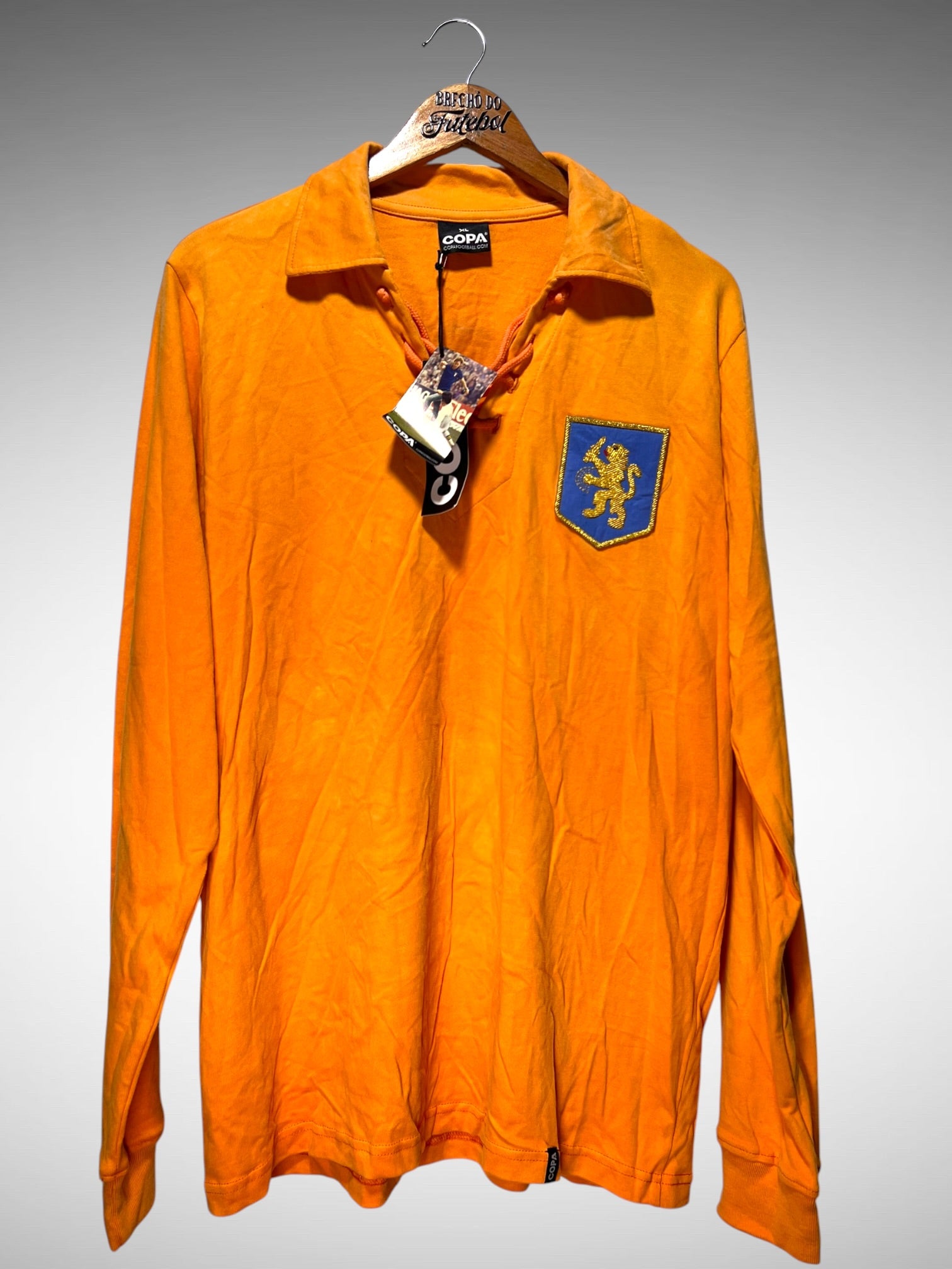 Holanda Retrô 1930's Primeira Camisa Tam GG Mangas Longas.