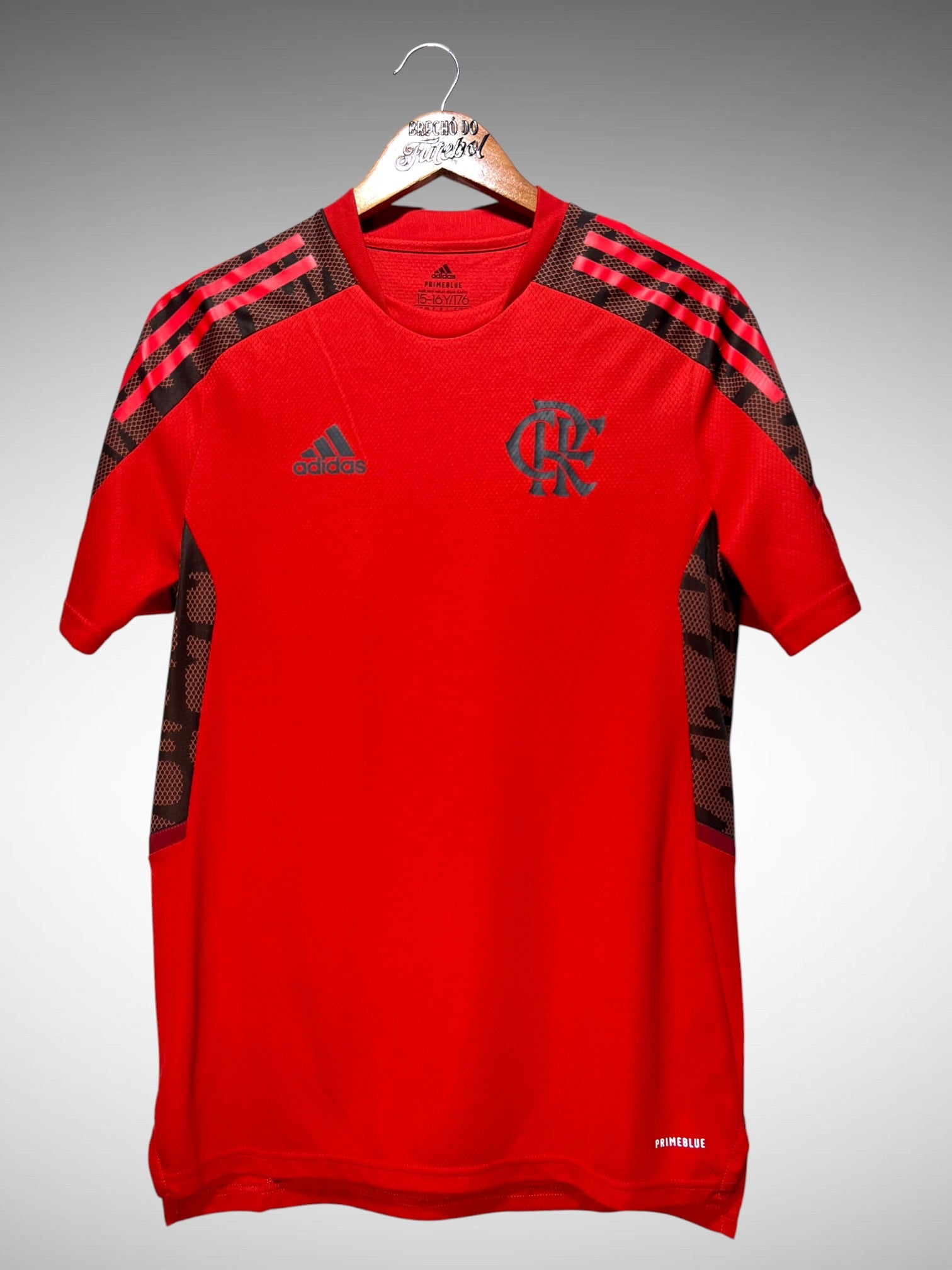 Flamengo 2021 Camisa de Treino Tam 16 anos Infantil.