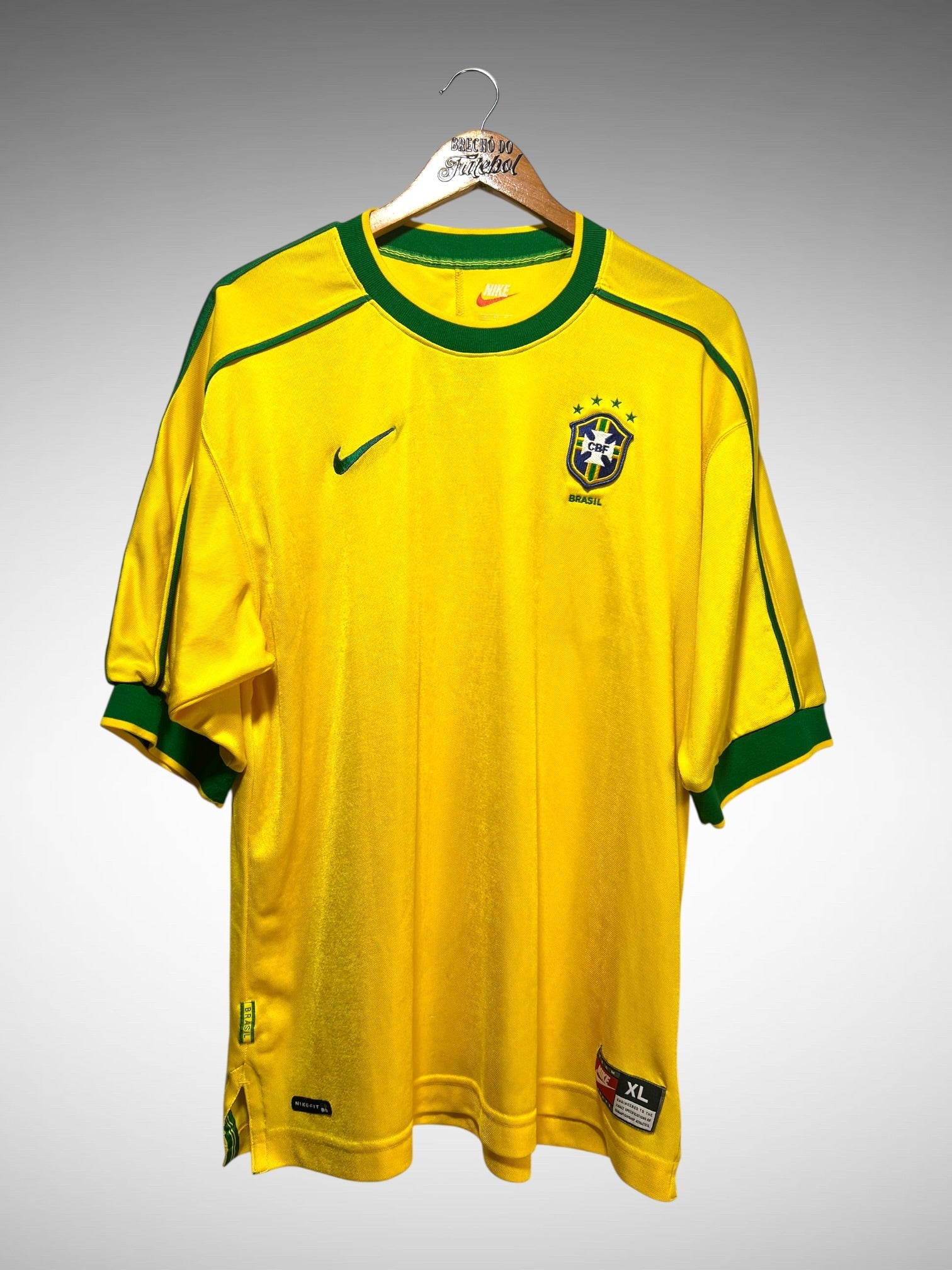 Brasil 1998 Primeira Camisa Tam GG.