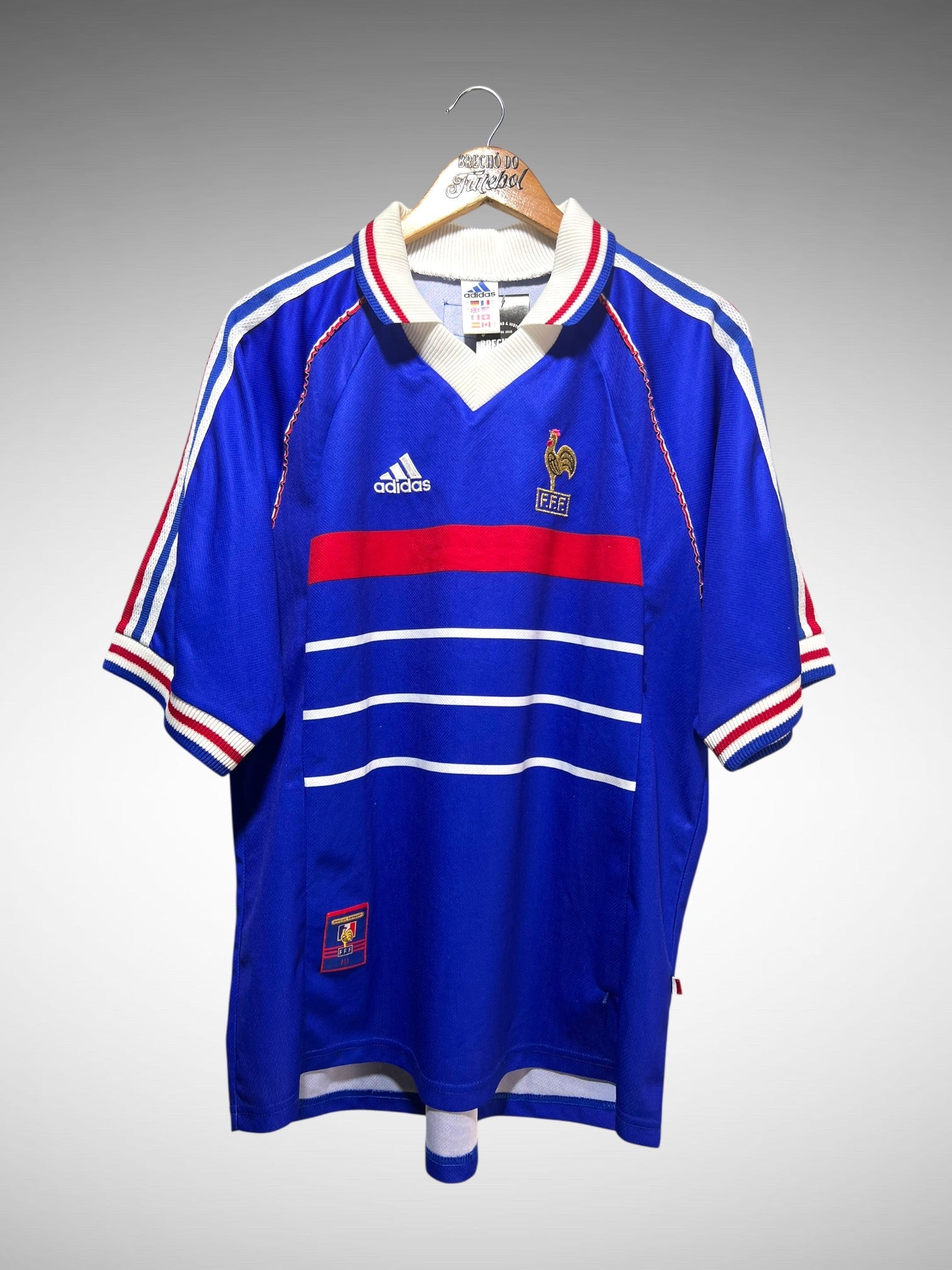 França 1998 Primeira Camisa Tam G.