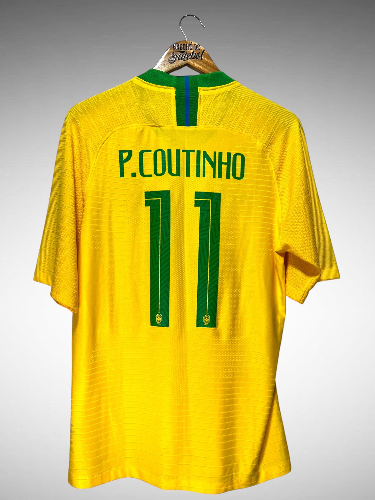Brasil 2018 Primeira Camisa Tam G N 11 P. Coutinho.